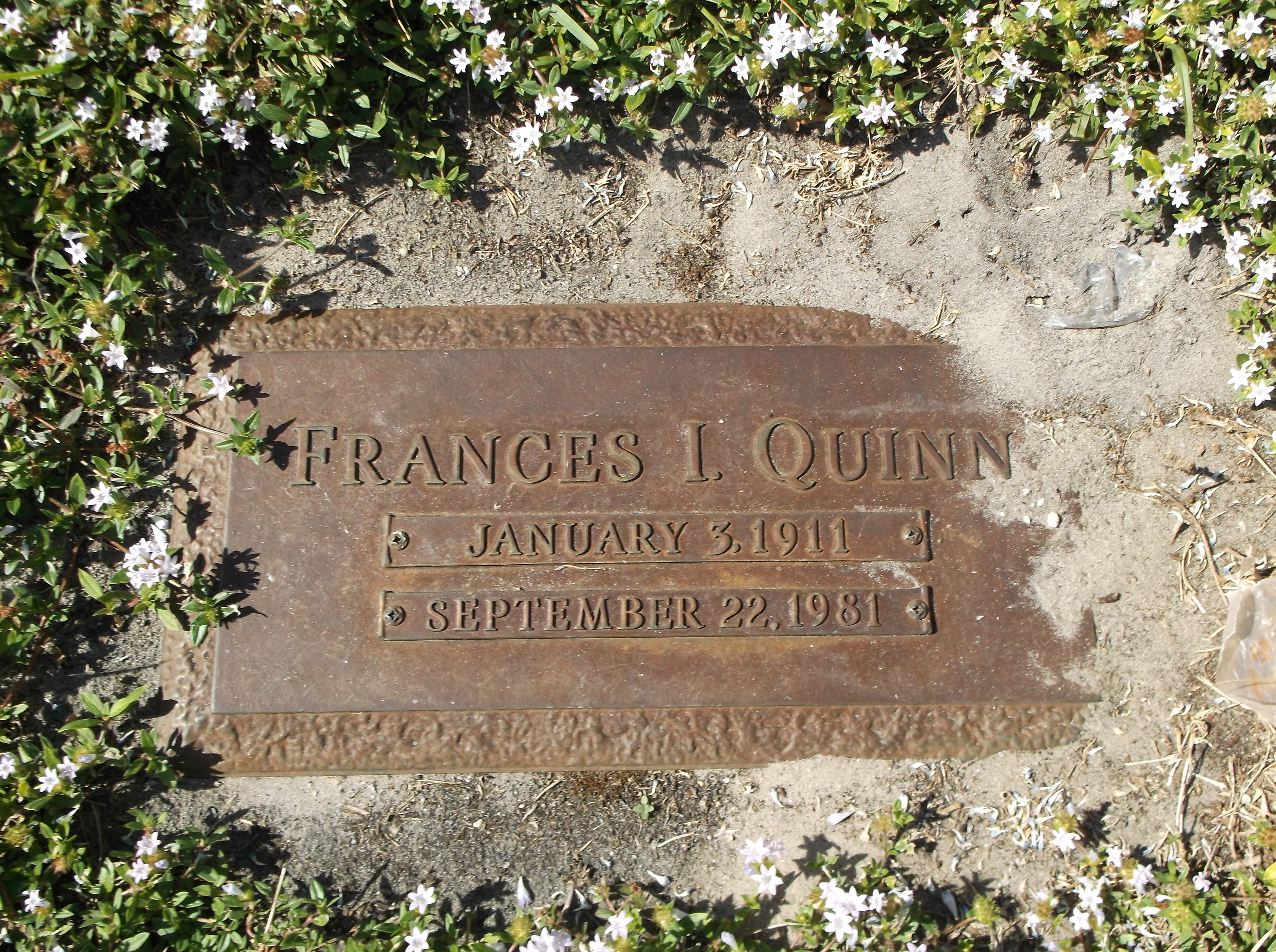Frances I Quinn