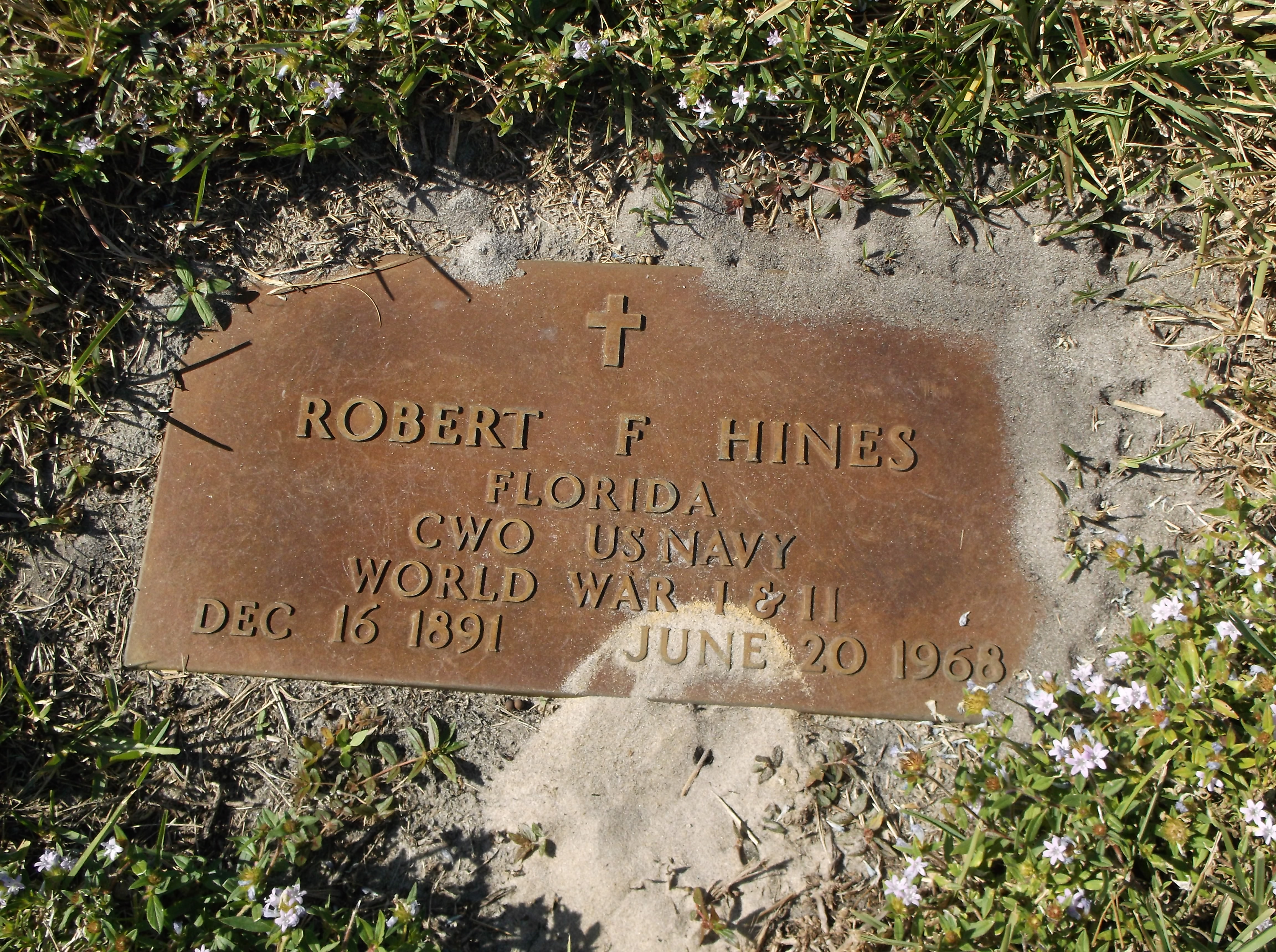 Robert F Hines