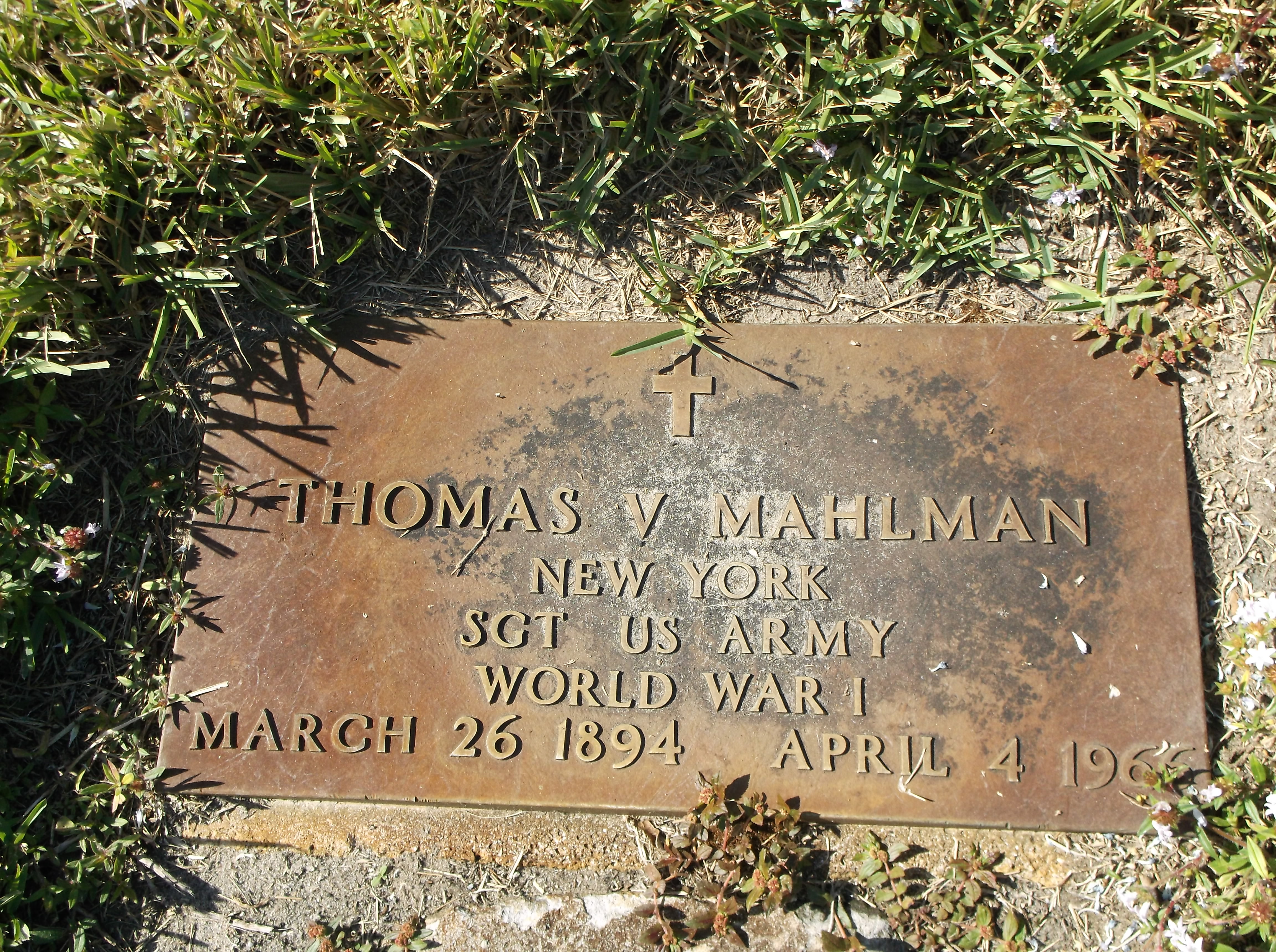 Thomas V Mahlman