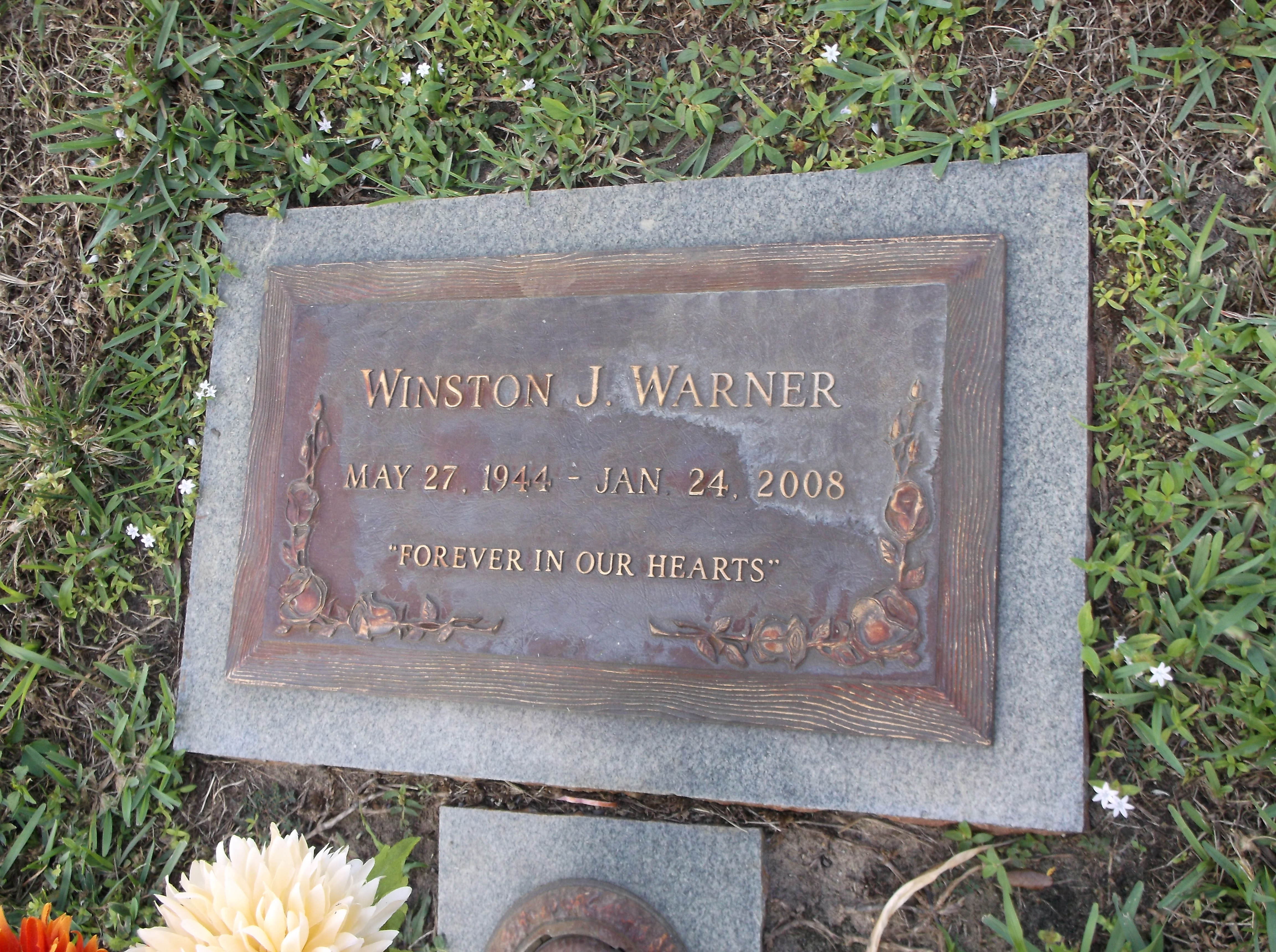 Winston J Warner