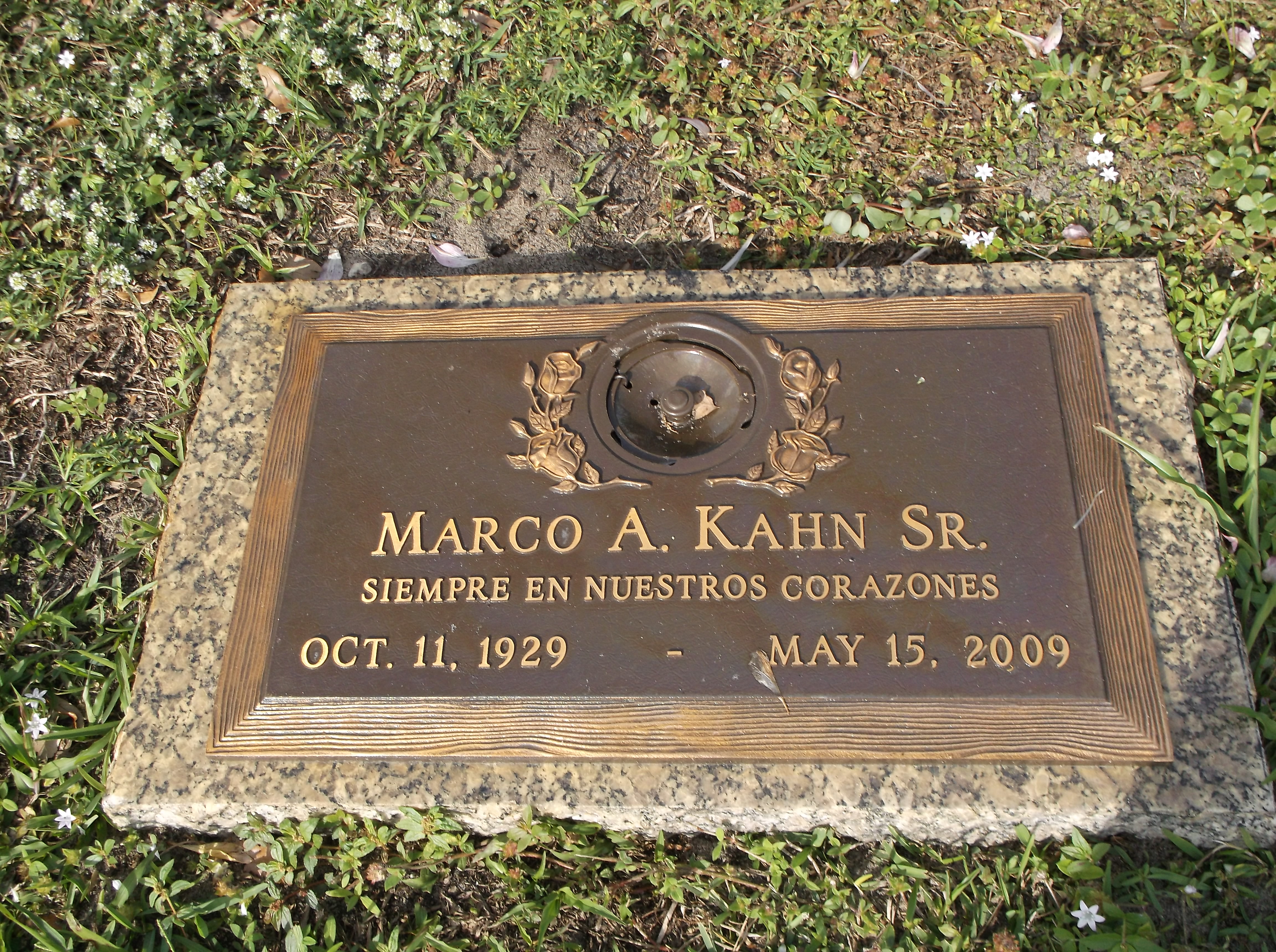 Marco A Kahn, Sr