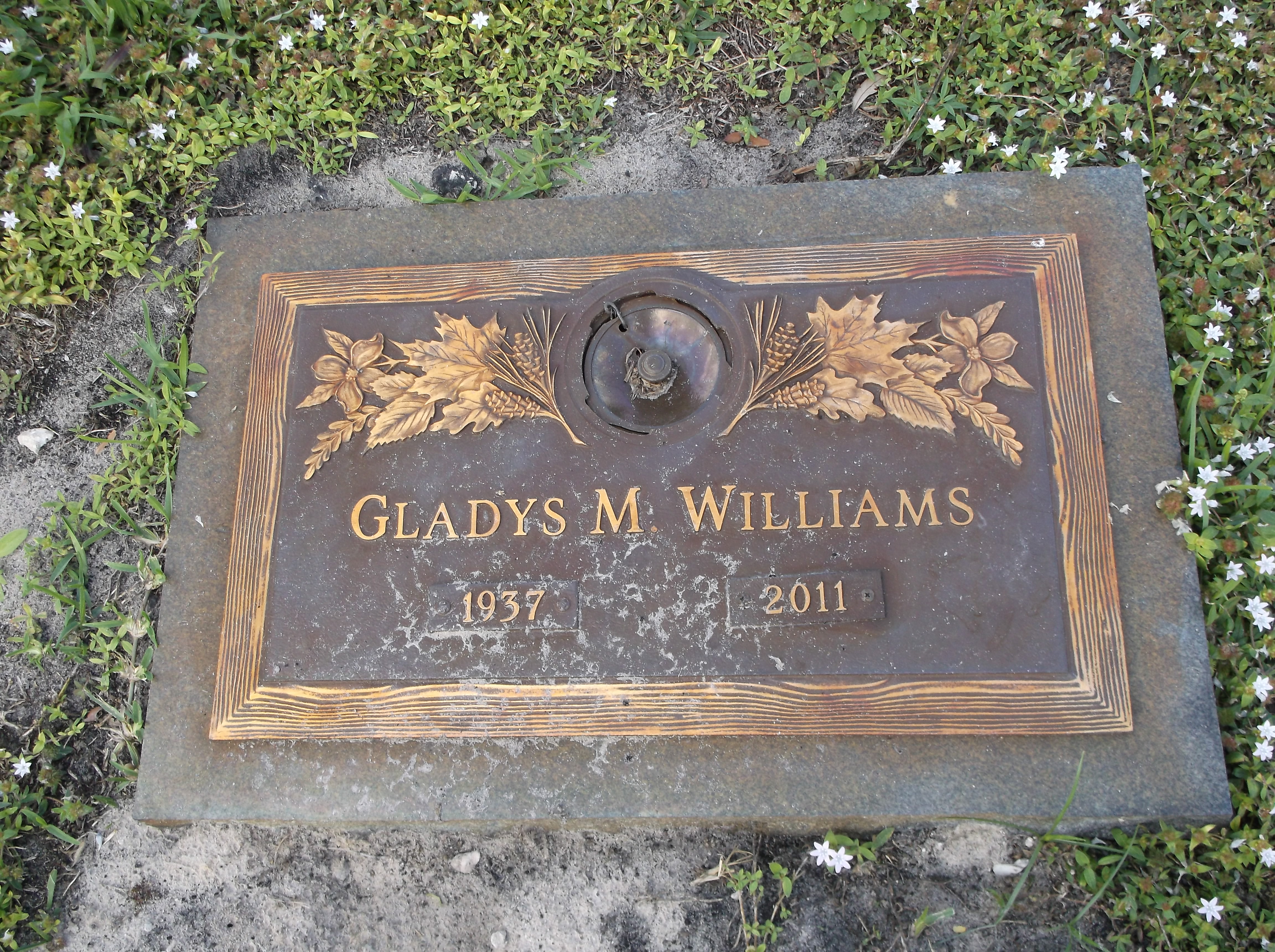 Gladys M Williams