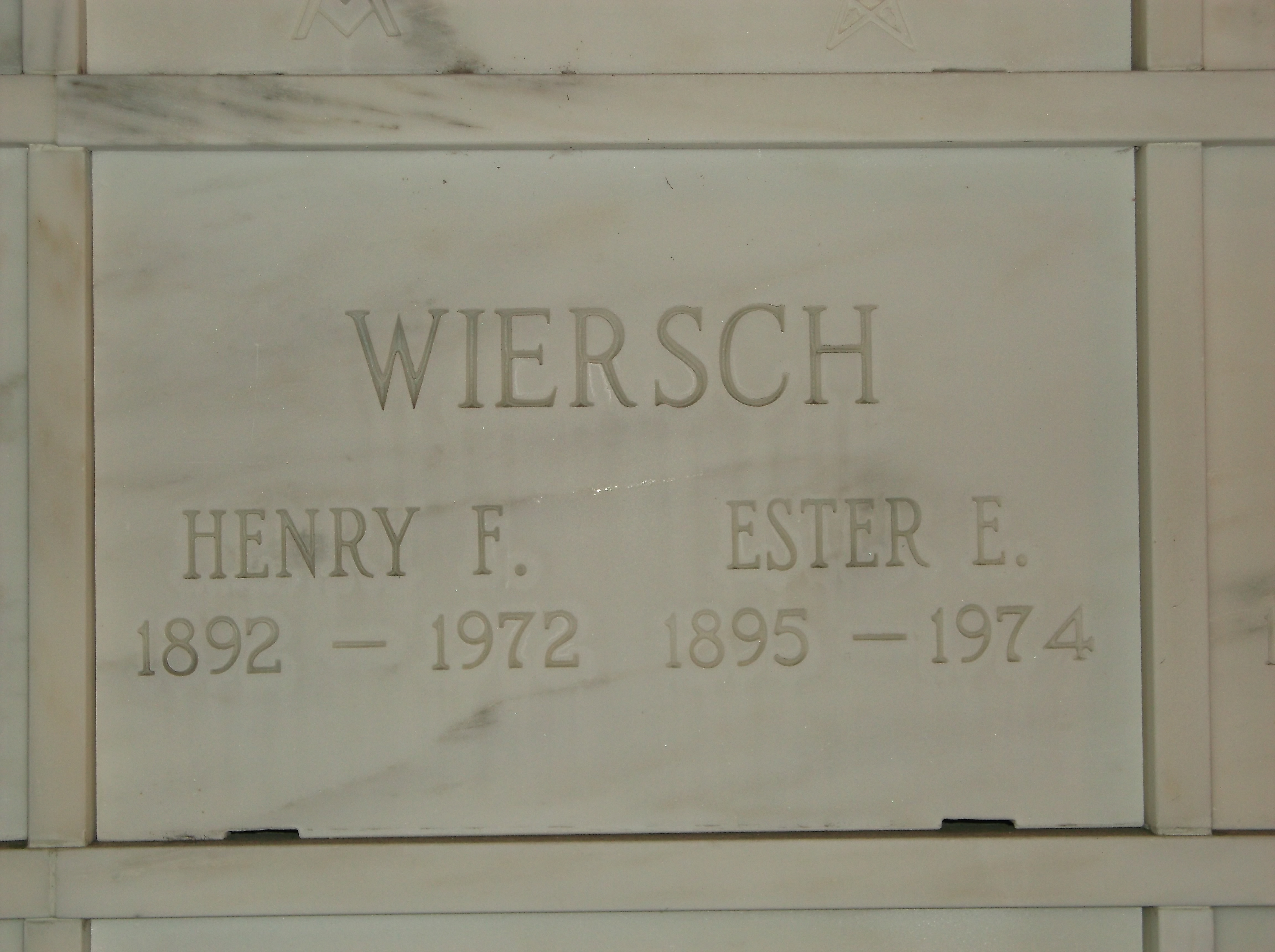 Henry F Wiersch