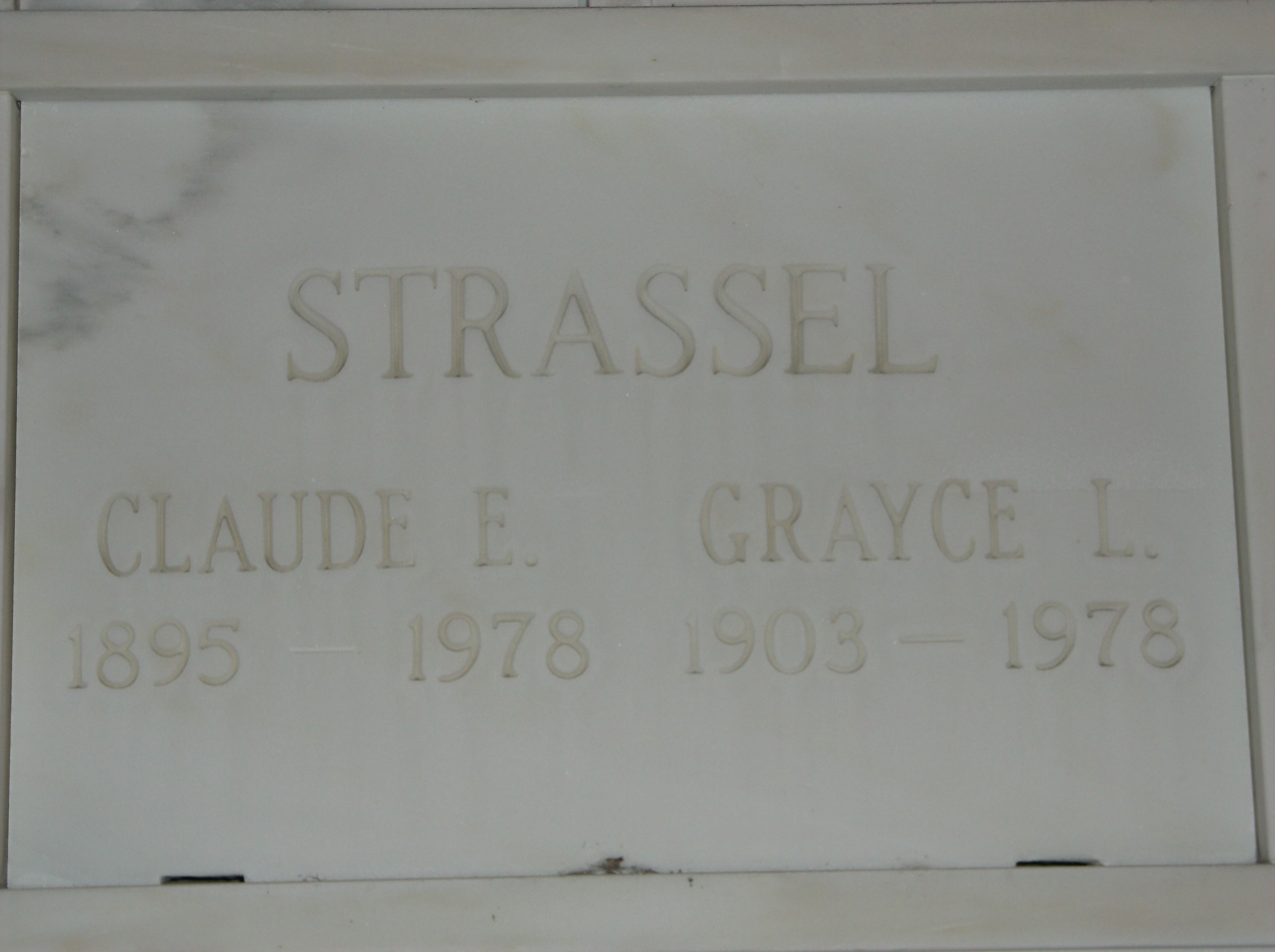 Grayce L Strassel