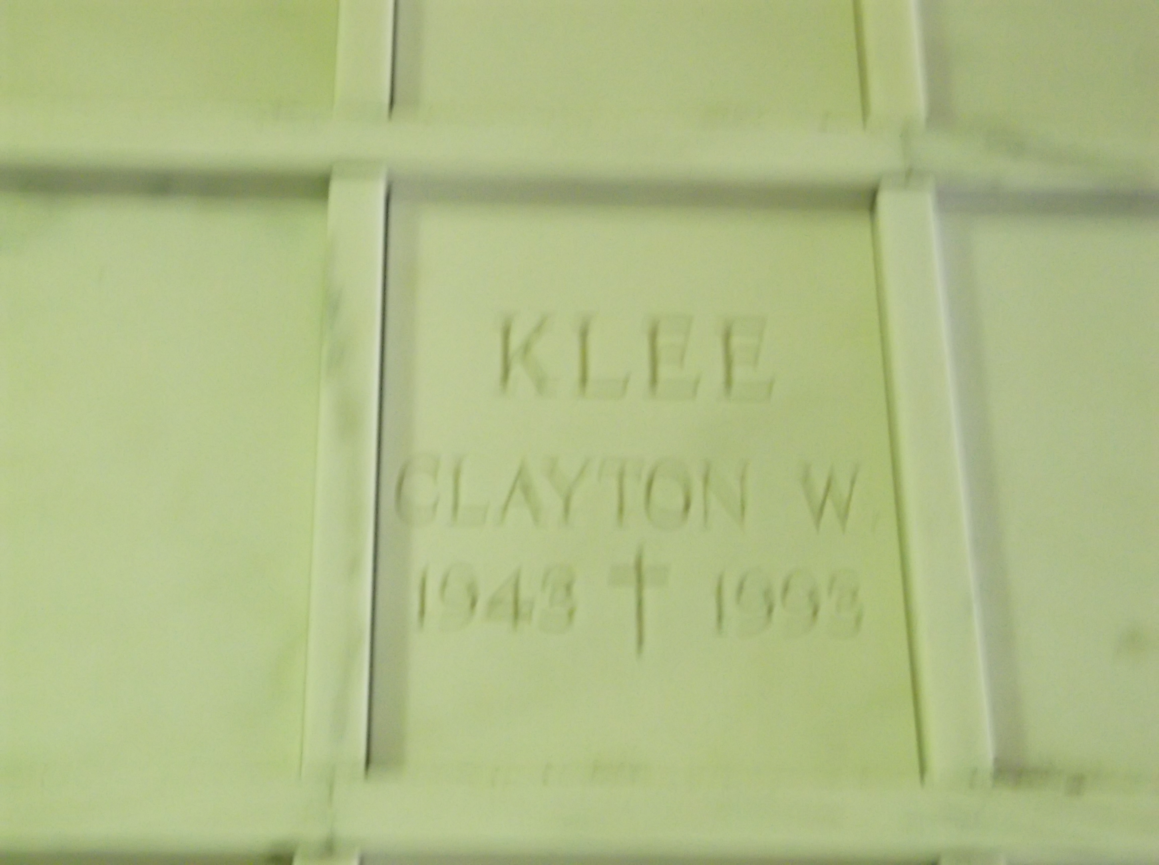 Clayton W Klee