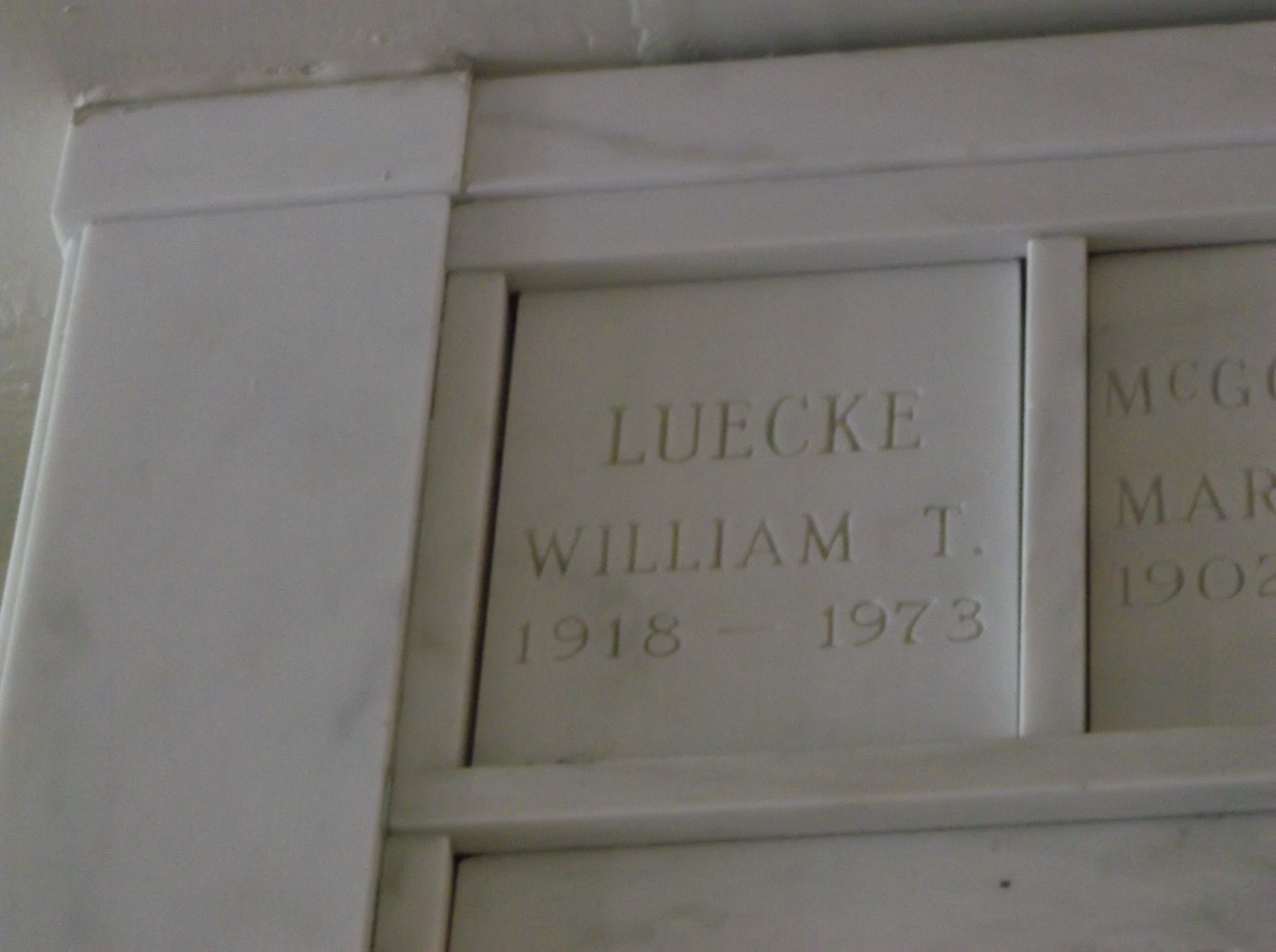 William T Luecke
