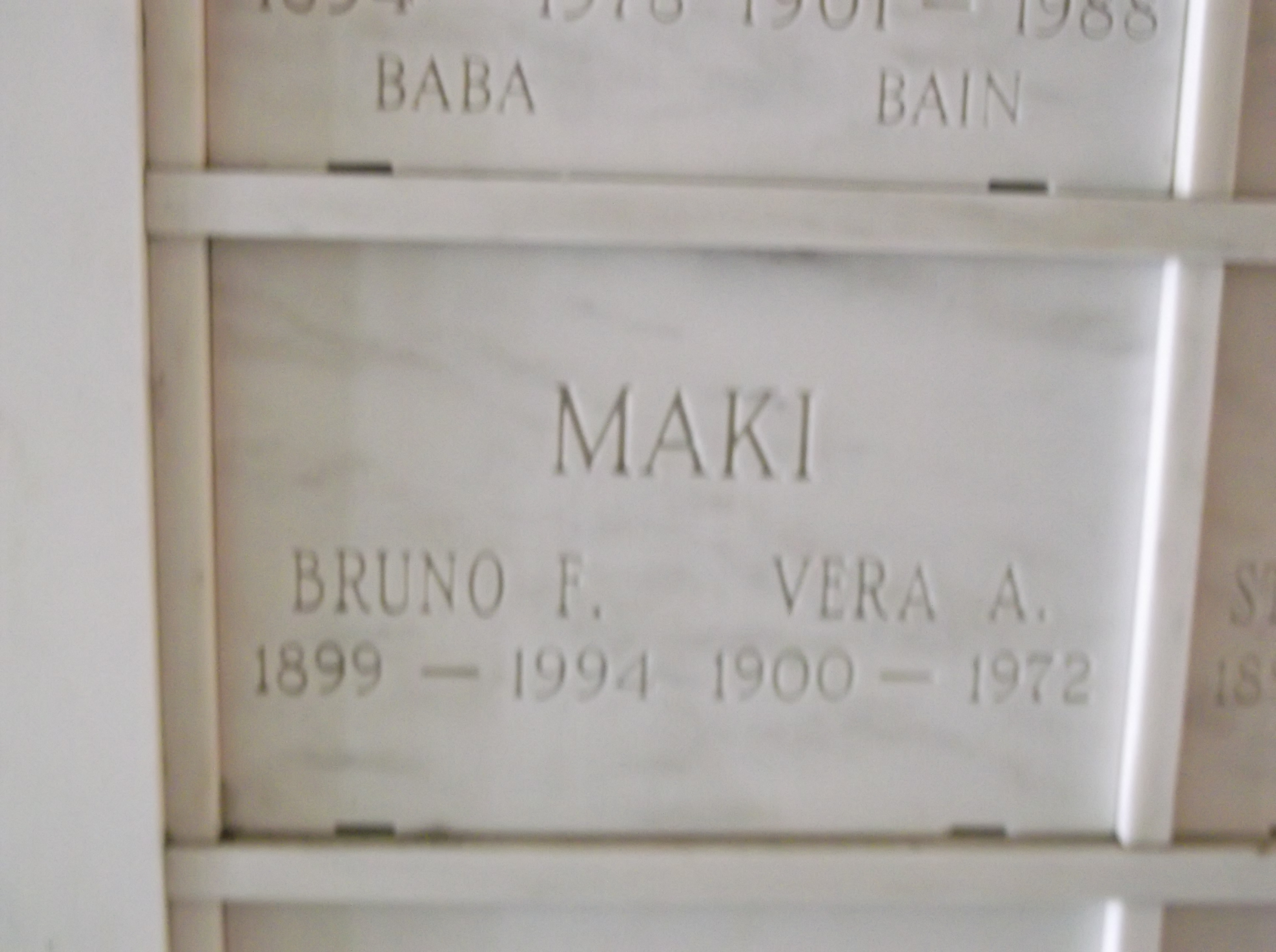 Bruno F Maki