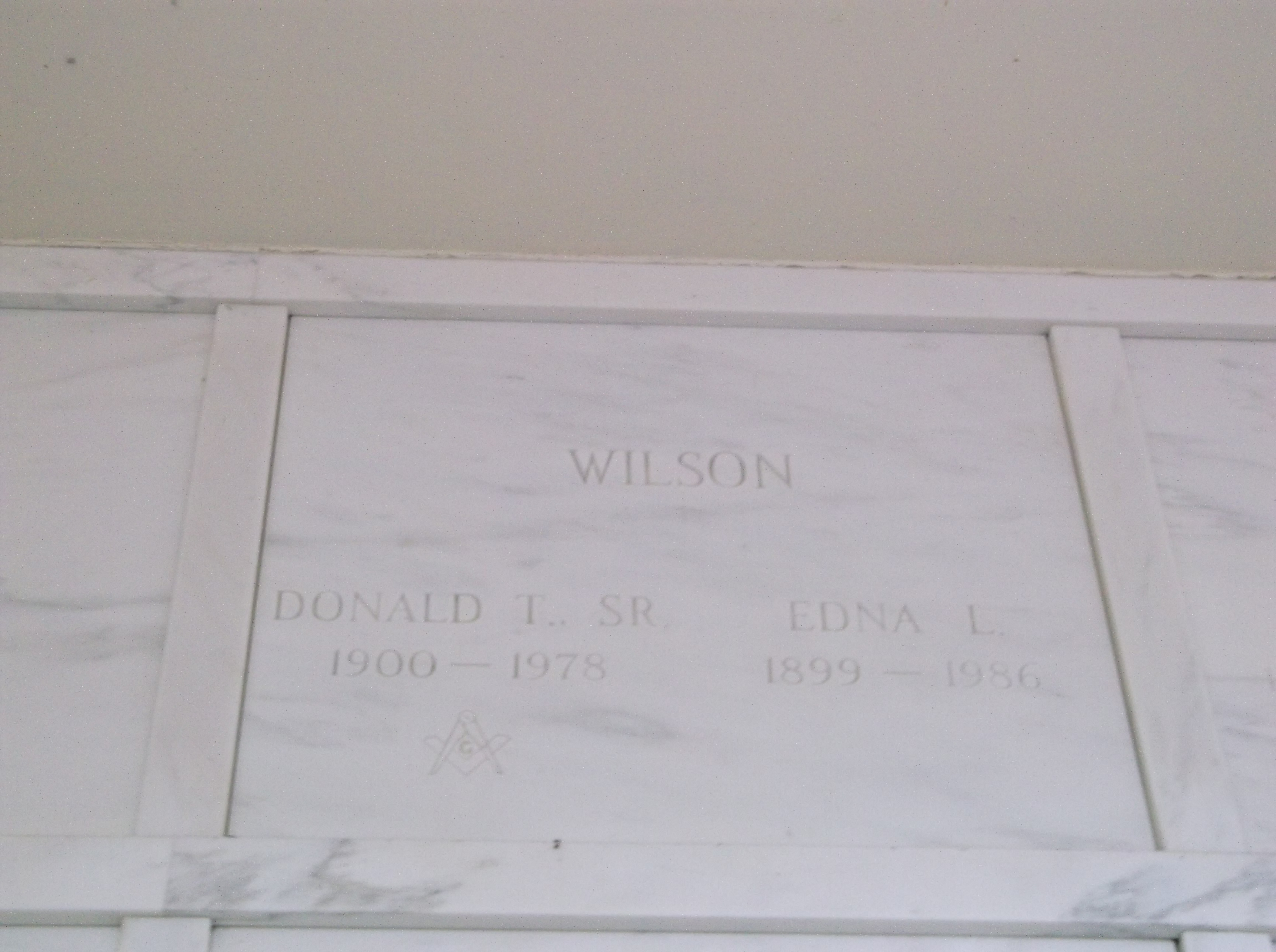 Donald T Wilson, Sr