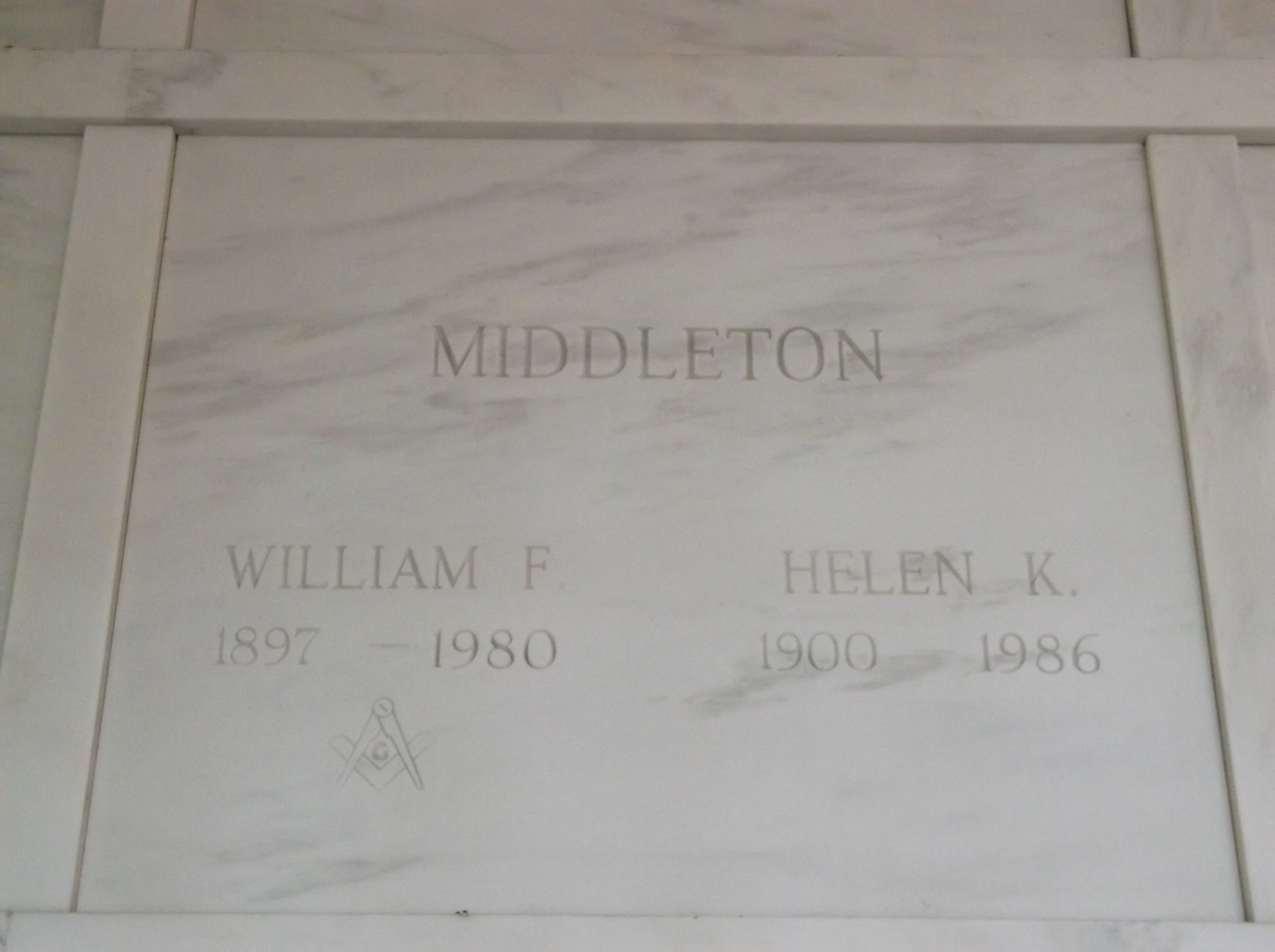 William F Middleton