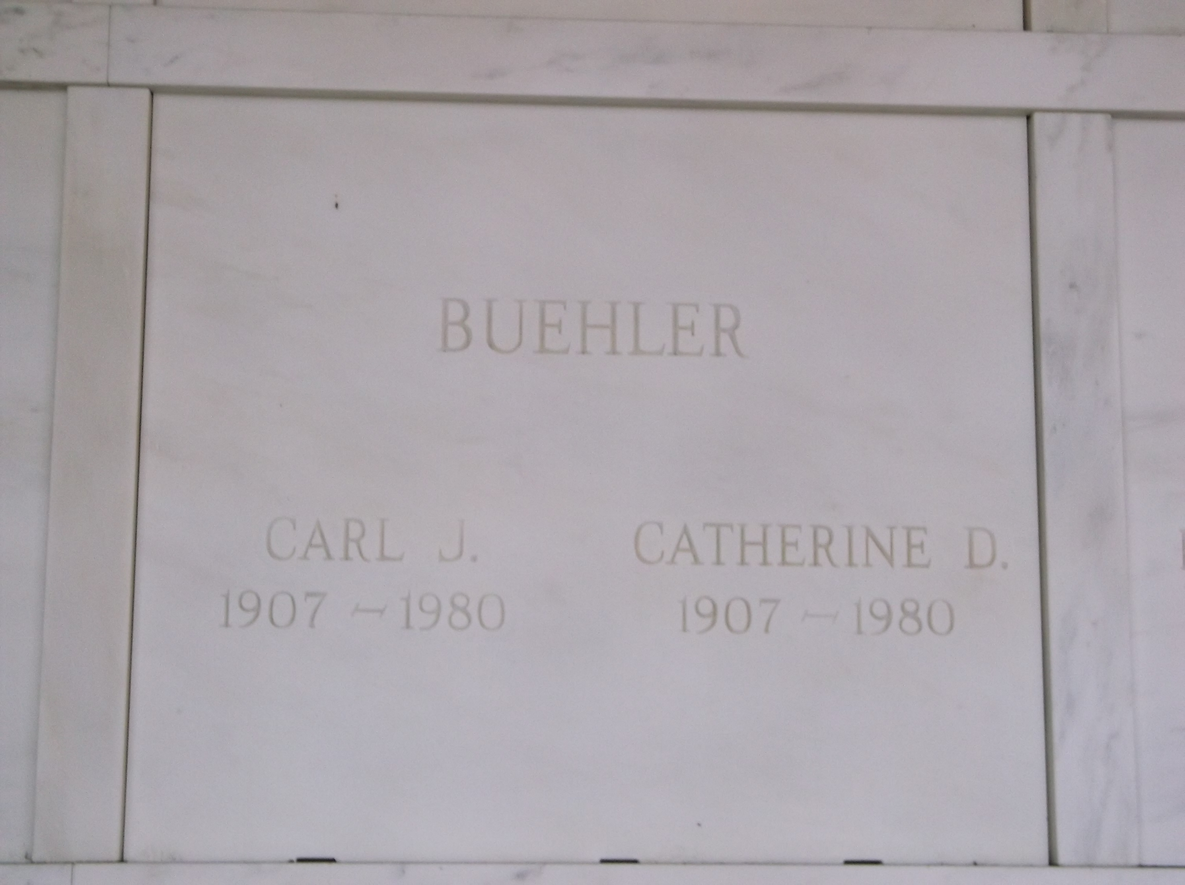 Carl J Buehler
