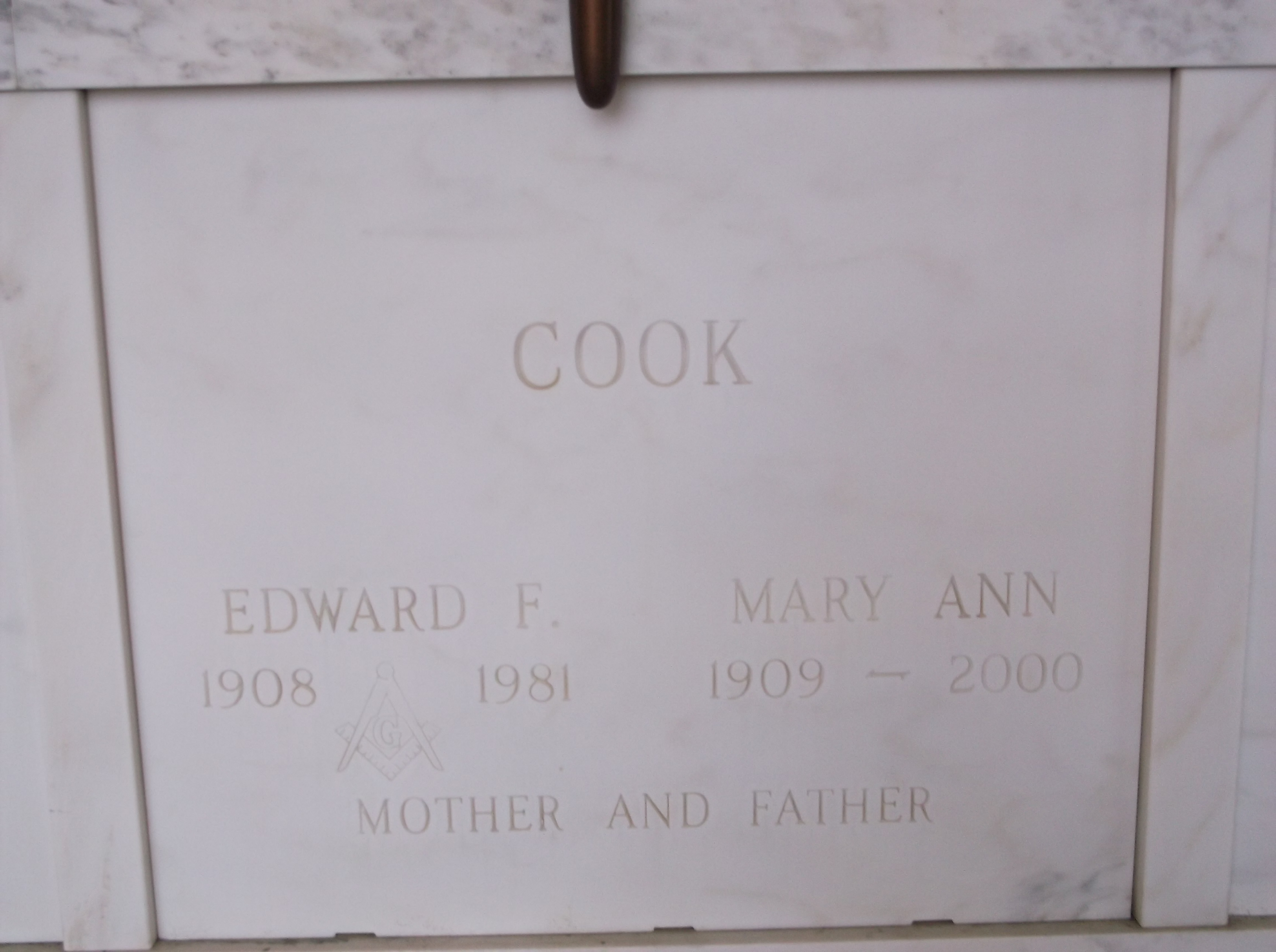 Edward F Cook