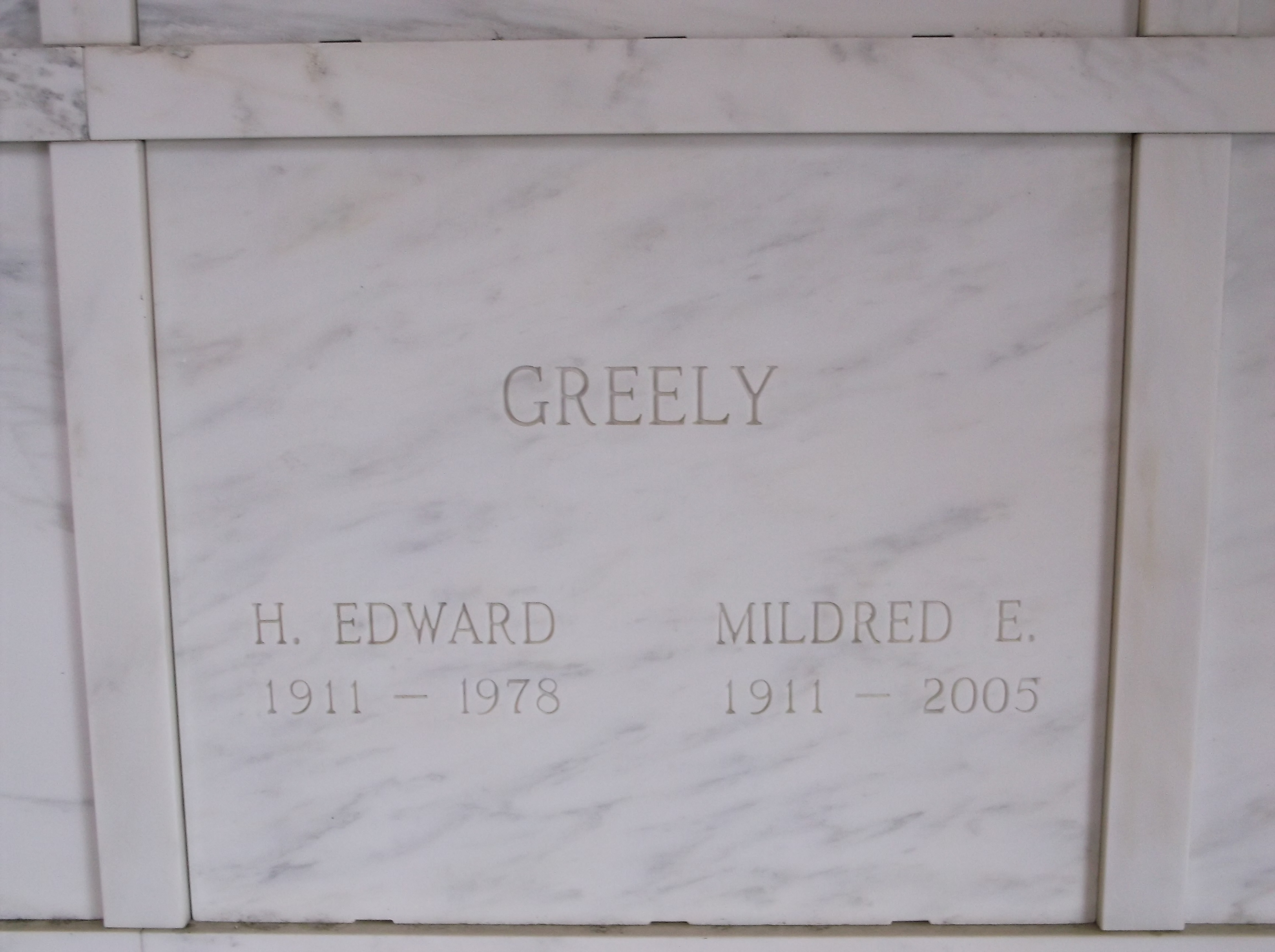 Mildred E Greely