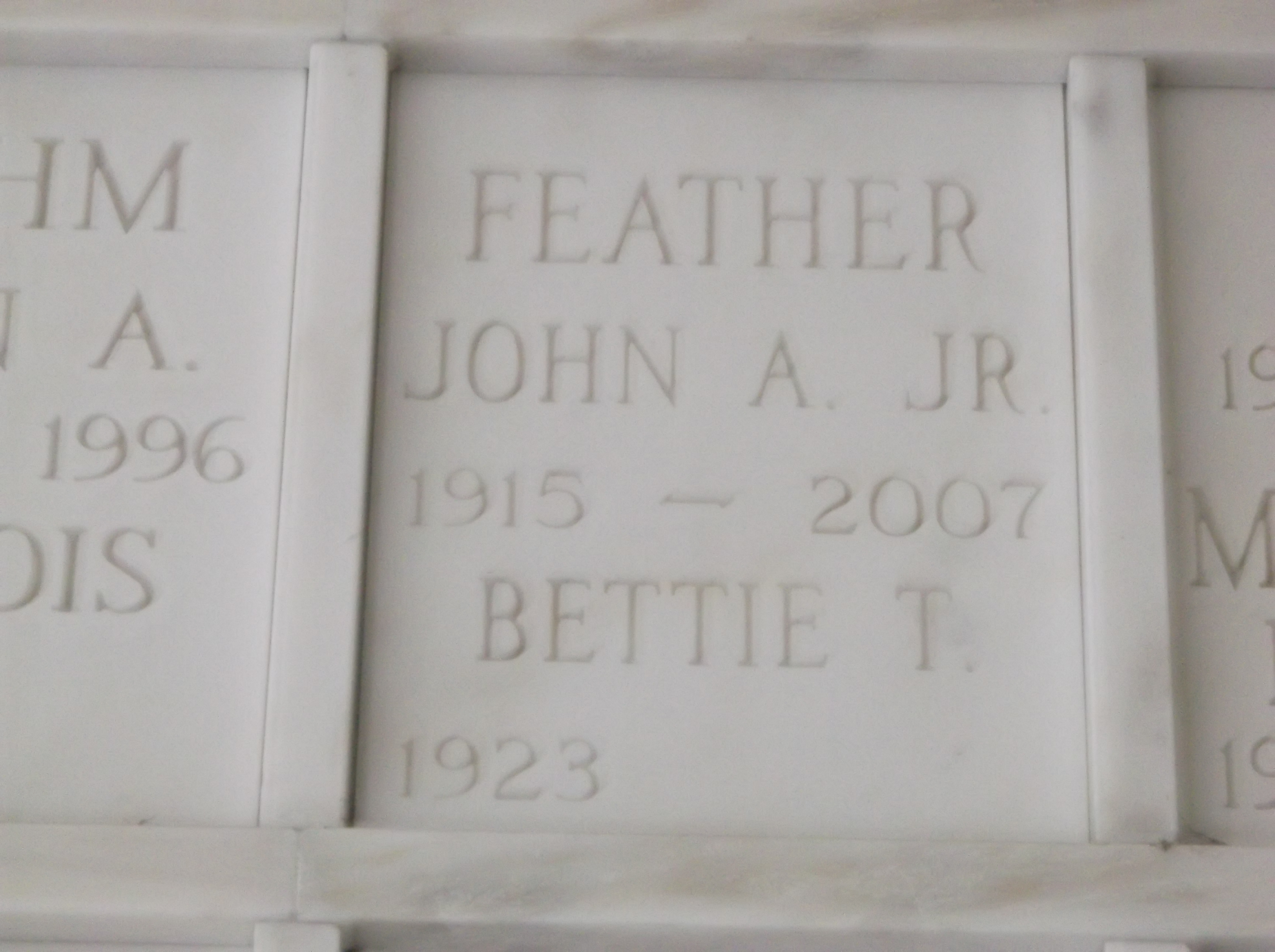 Bettie T Feather