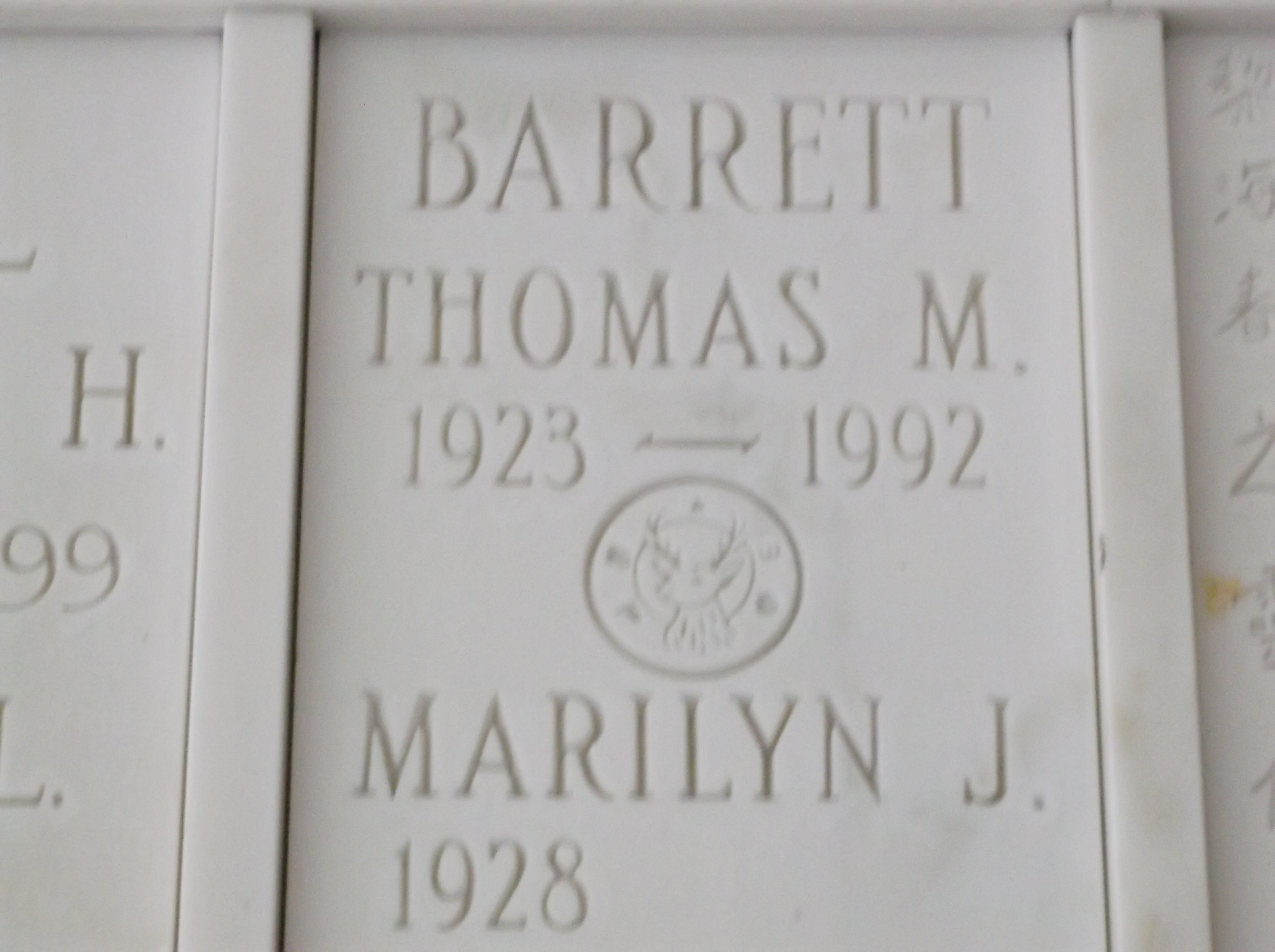 Marilyn J Barrett