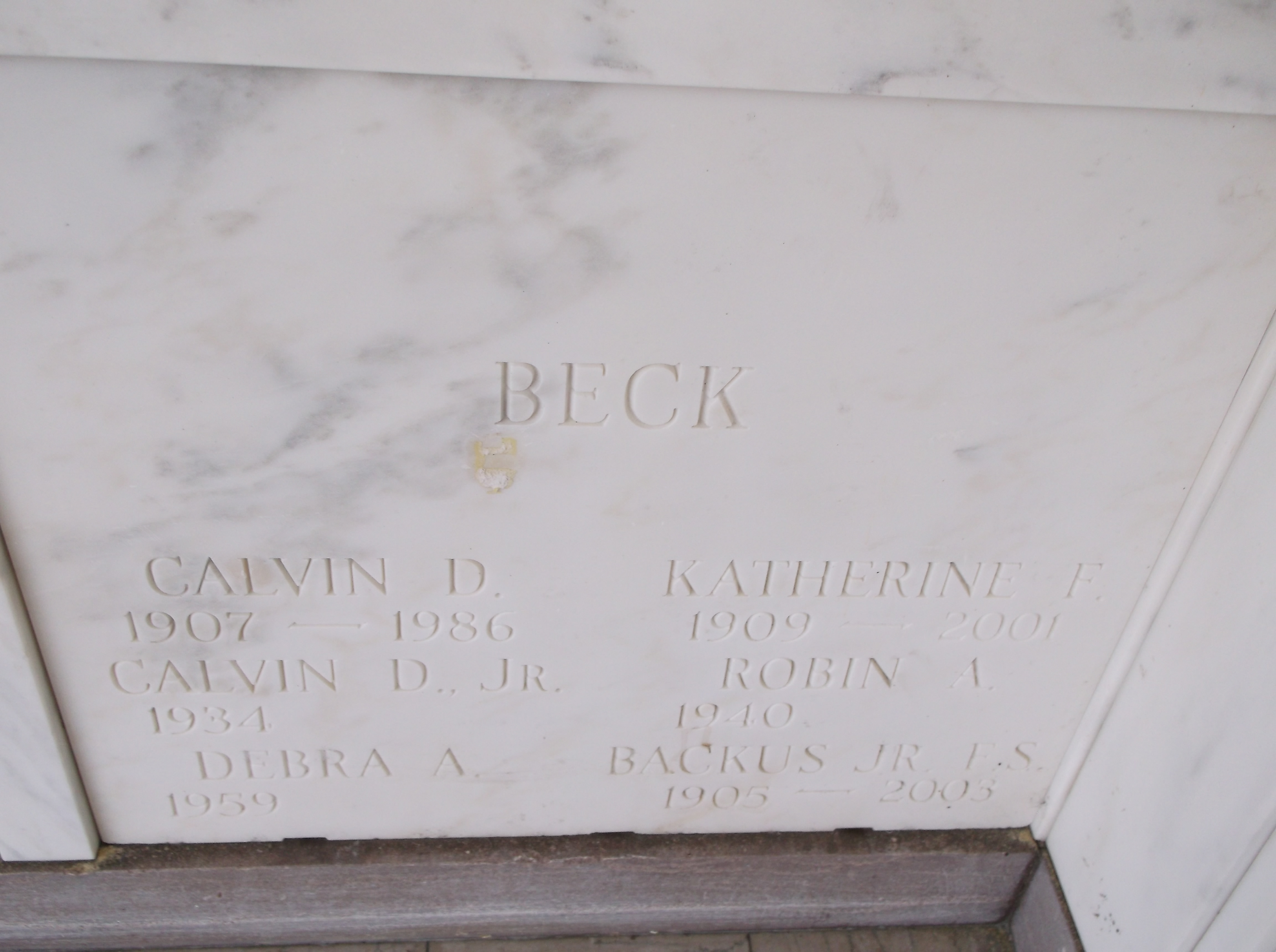 Backus Beck, Jr