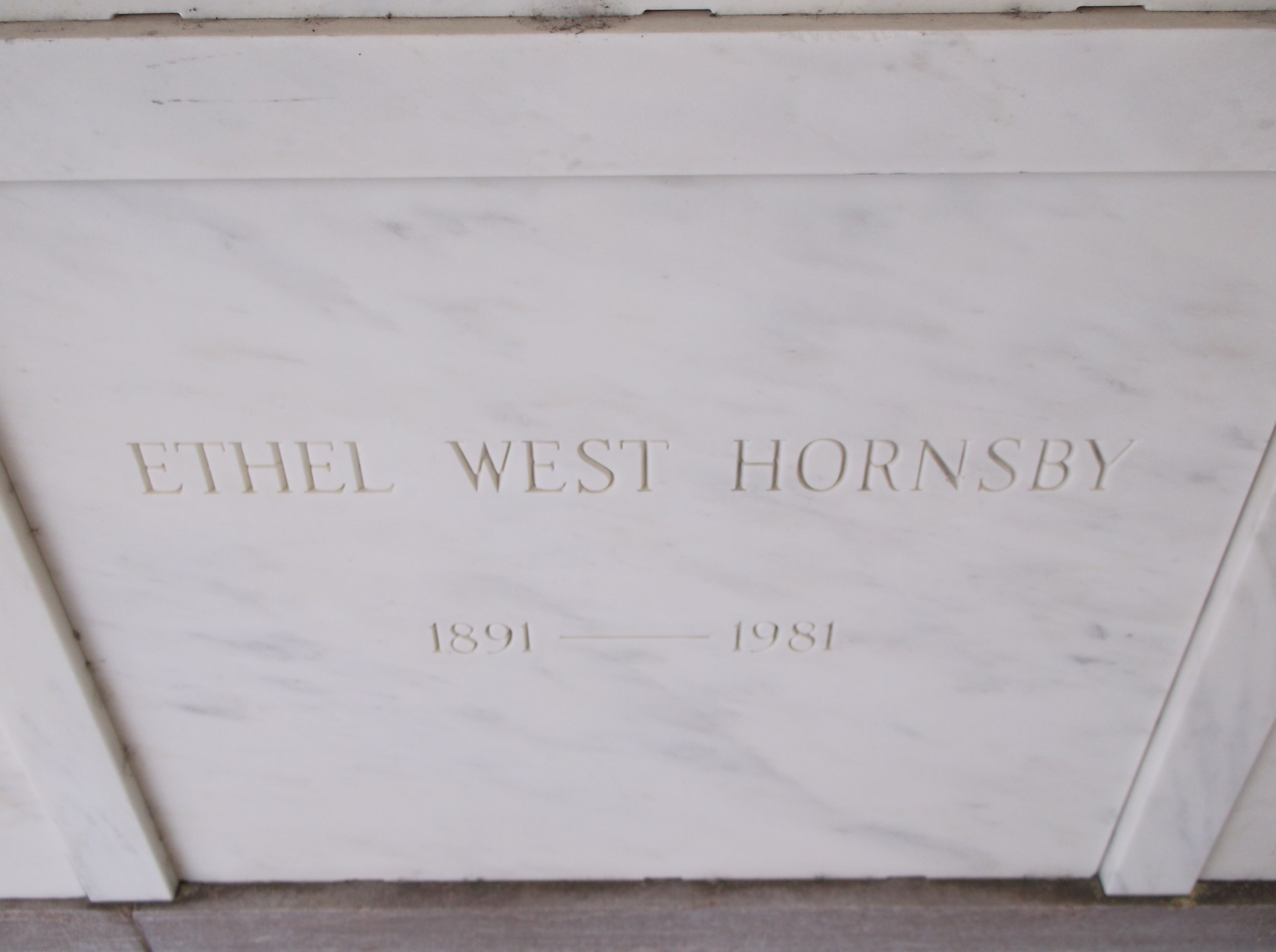Ethel West Hornsby