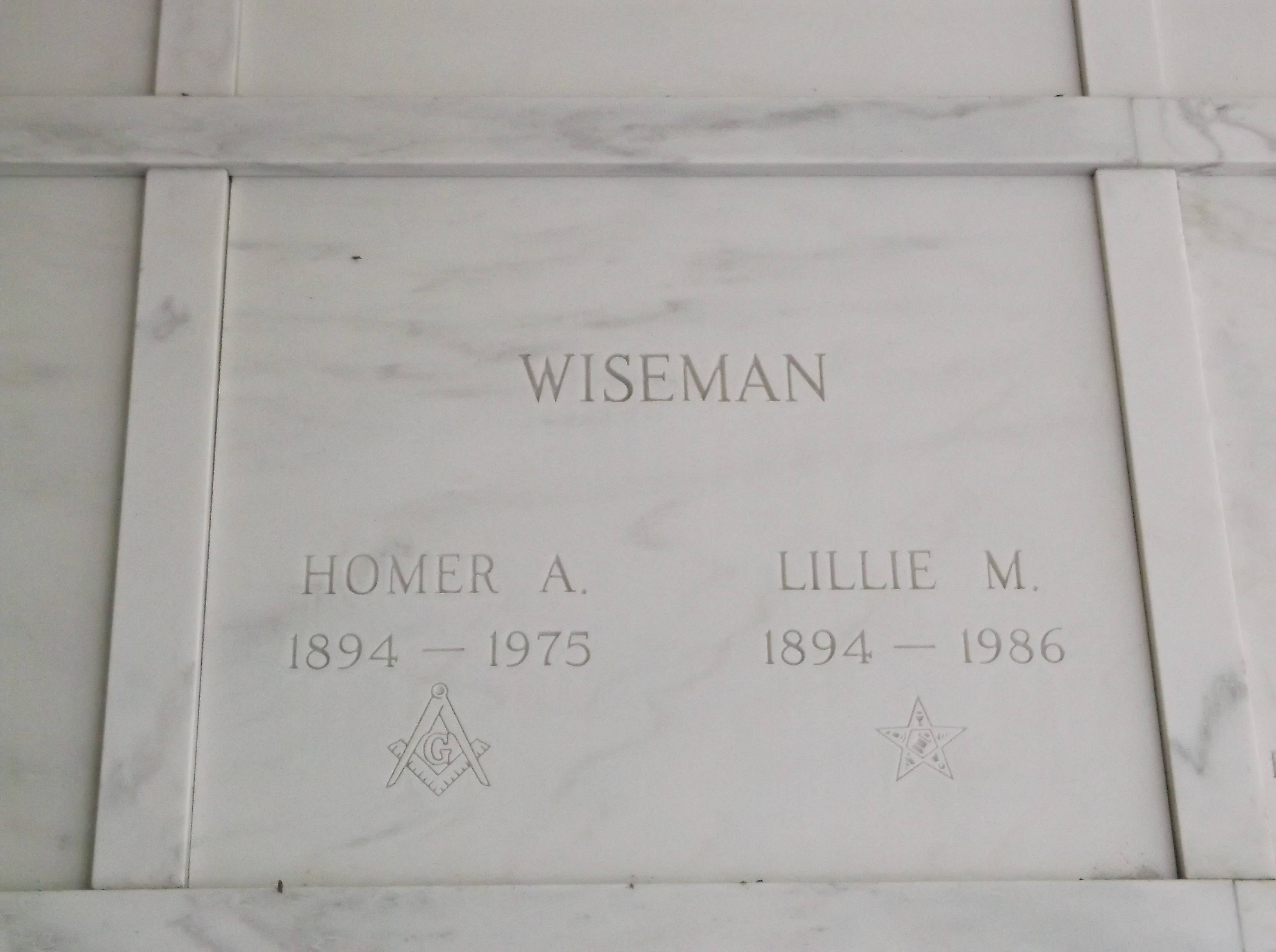 Lillie M Wiseman