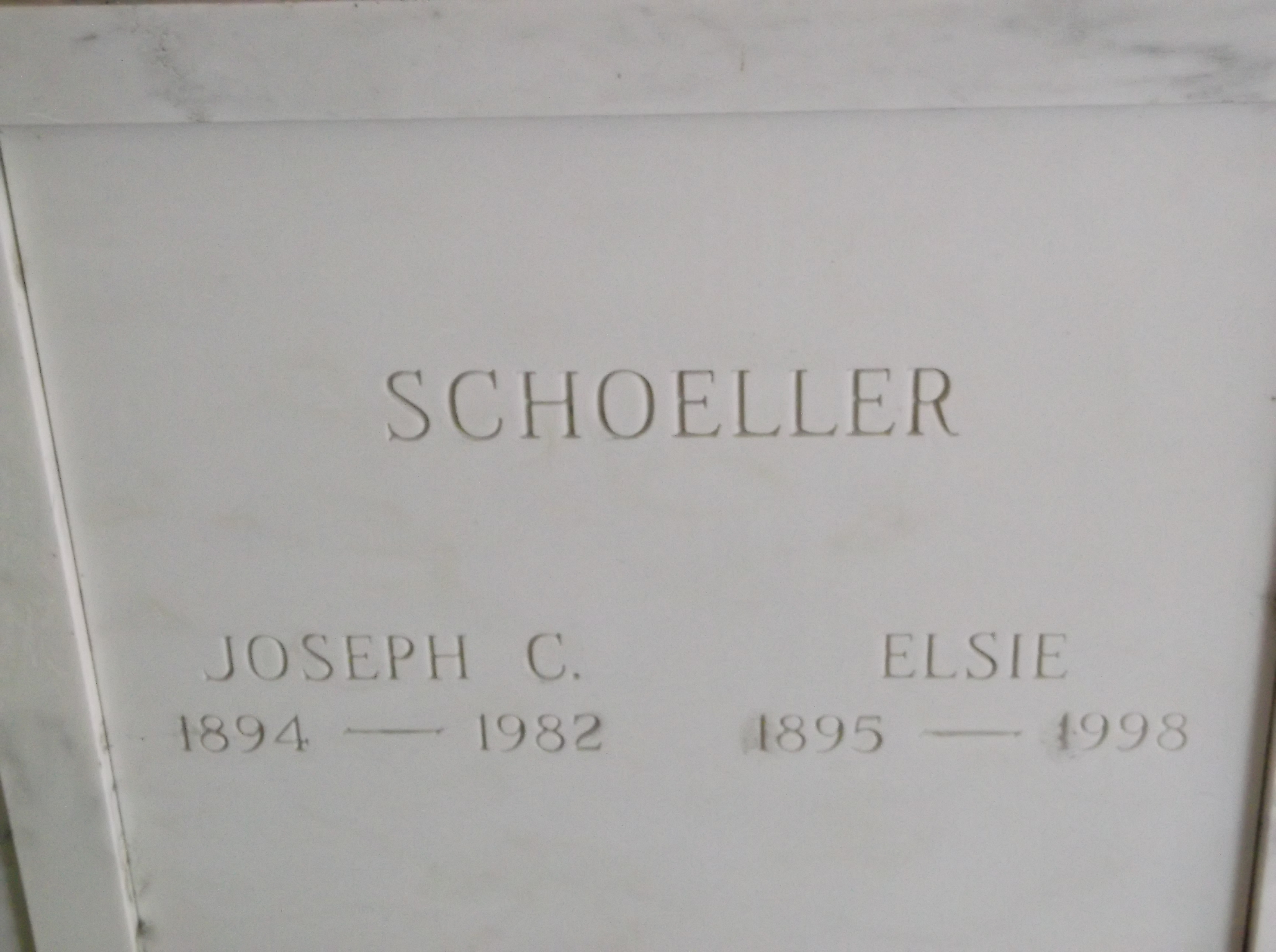 Joseph C Schoeller