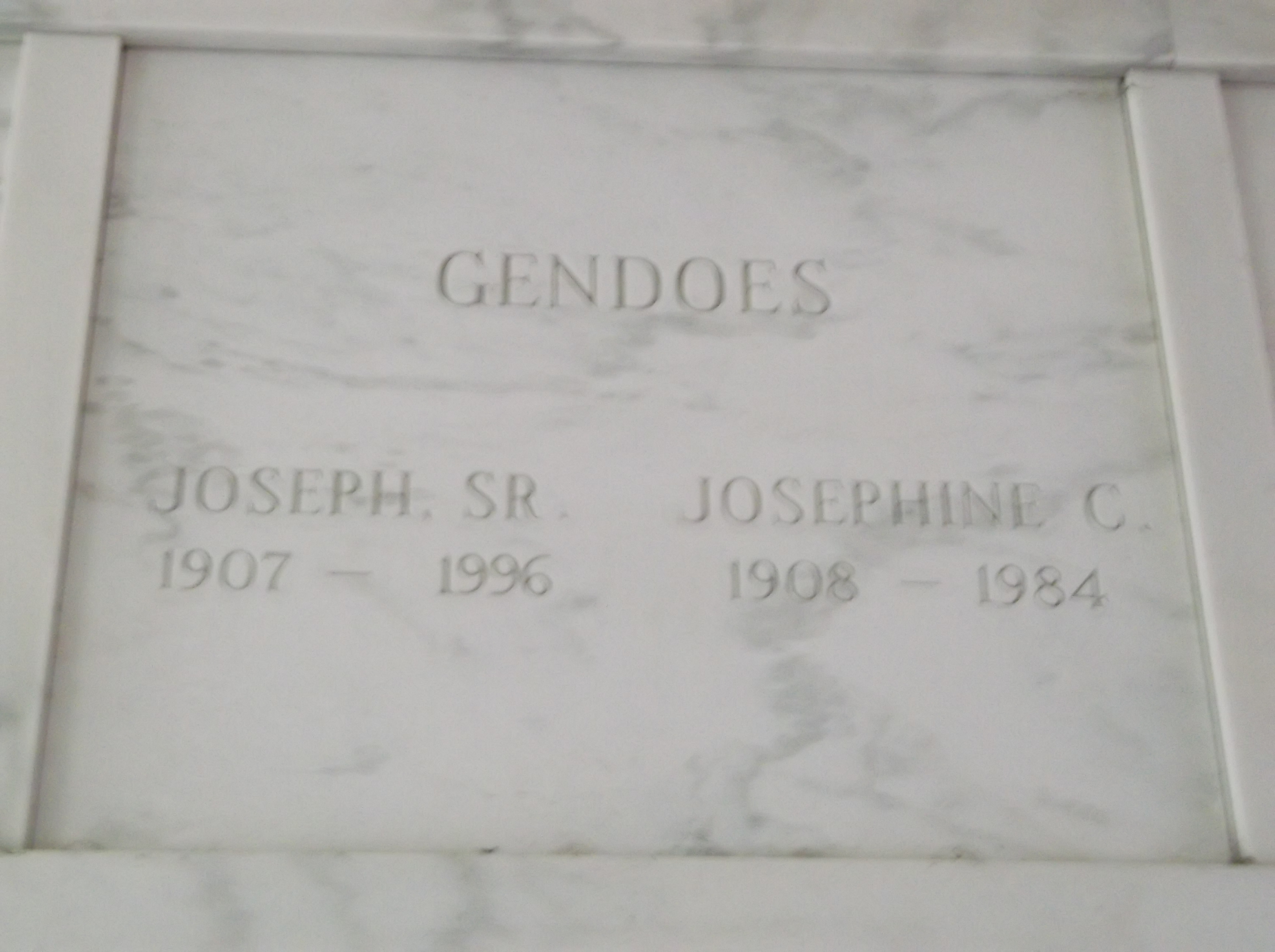Josephine C Gendoes
