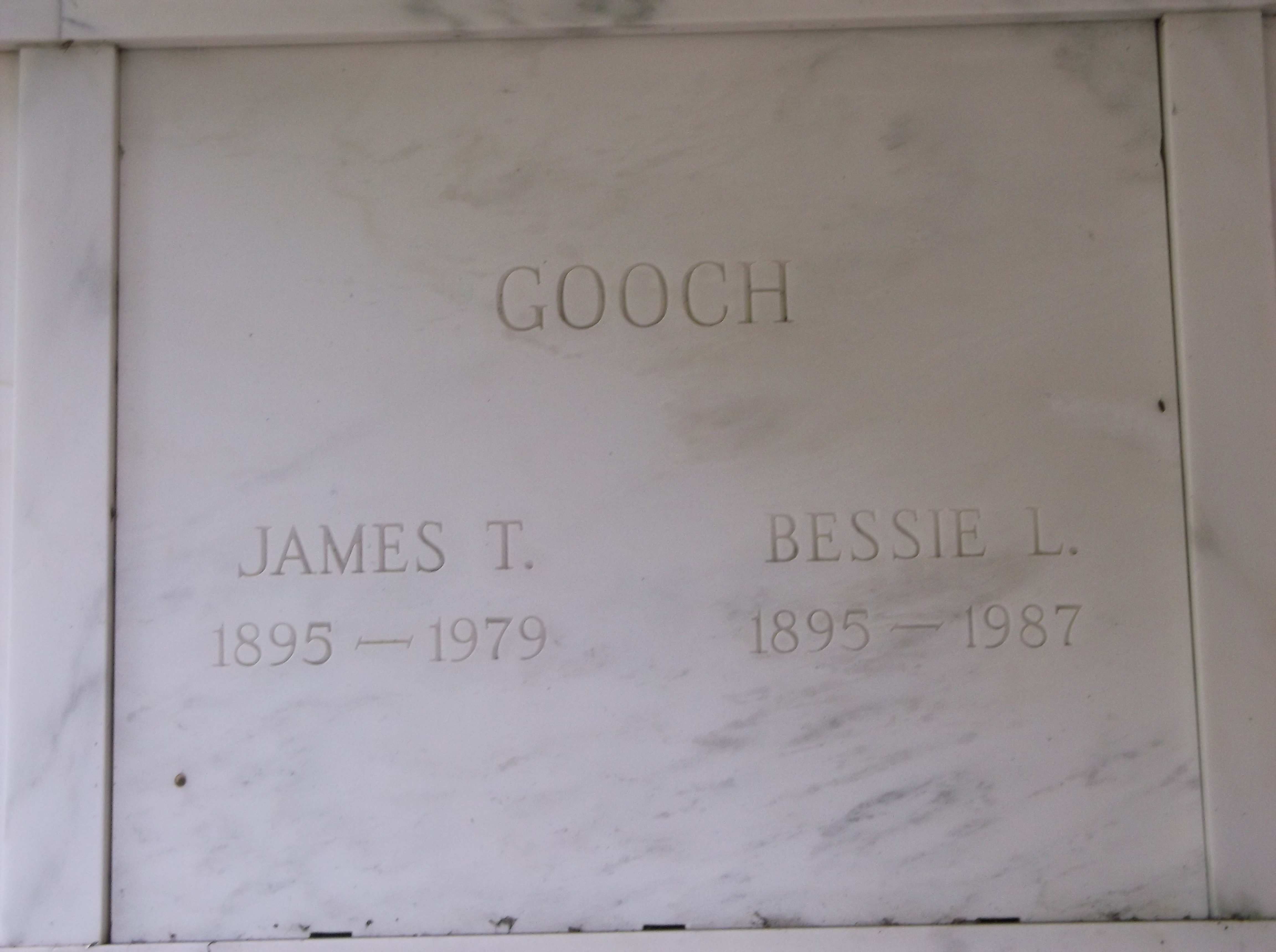 James T Gooch