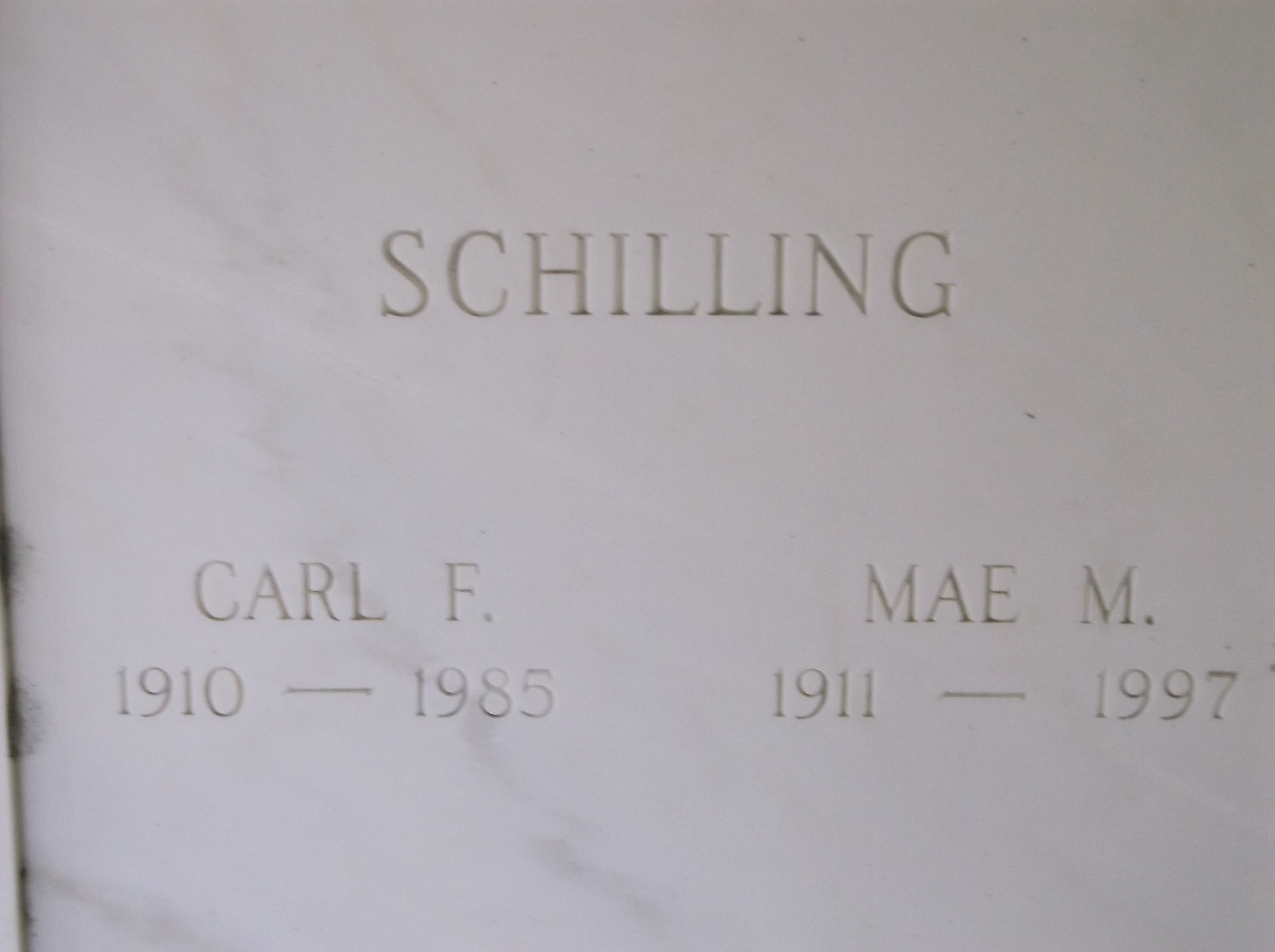 Mae M Schilling