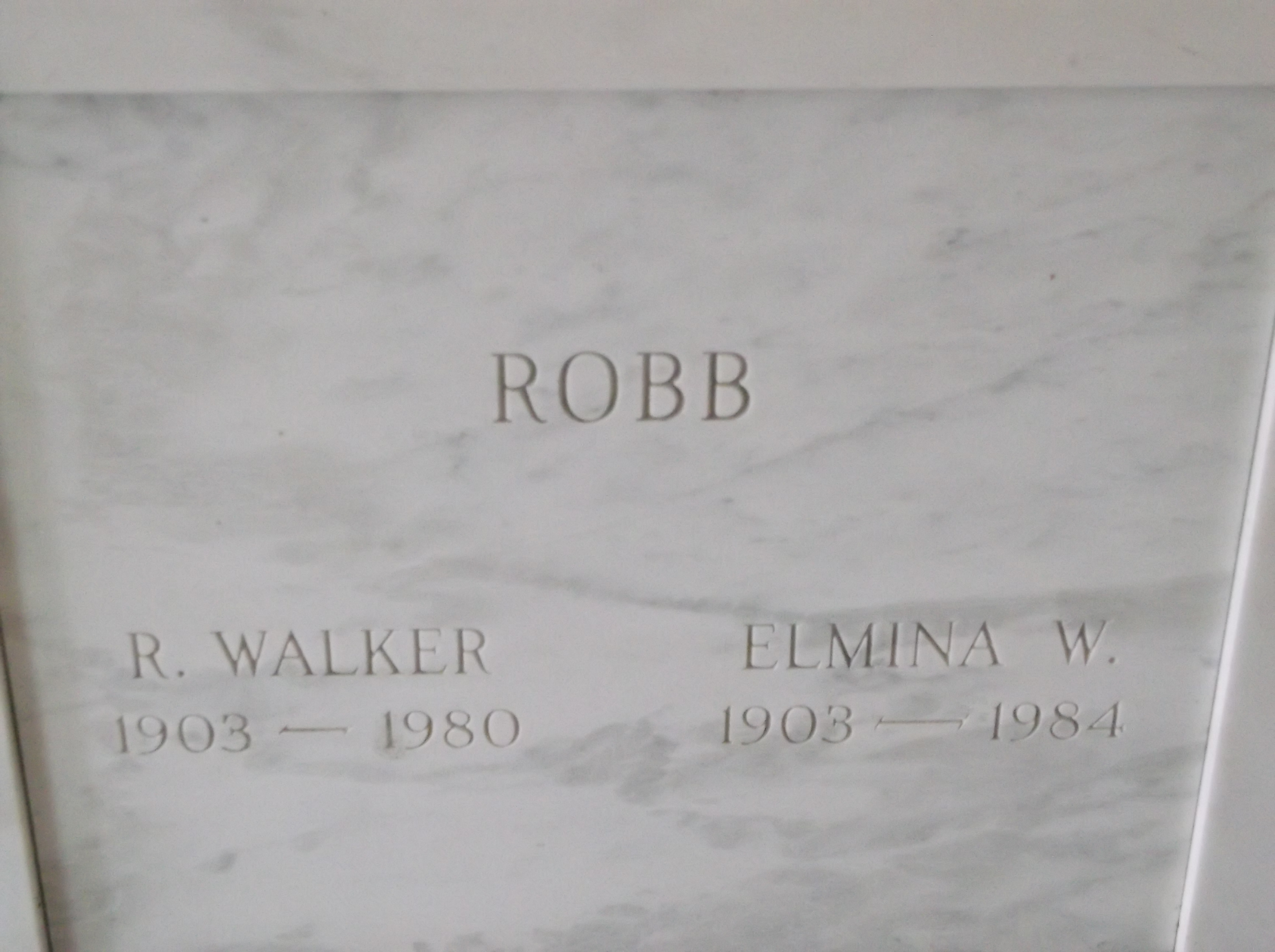 R Walker Robb