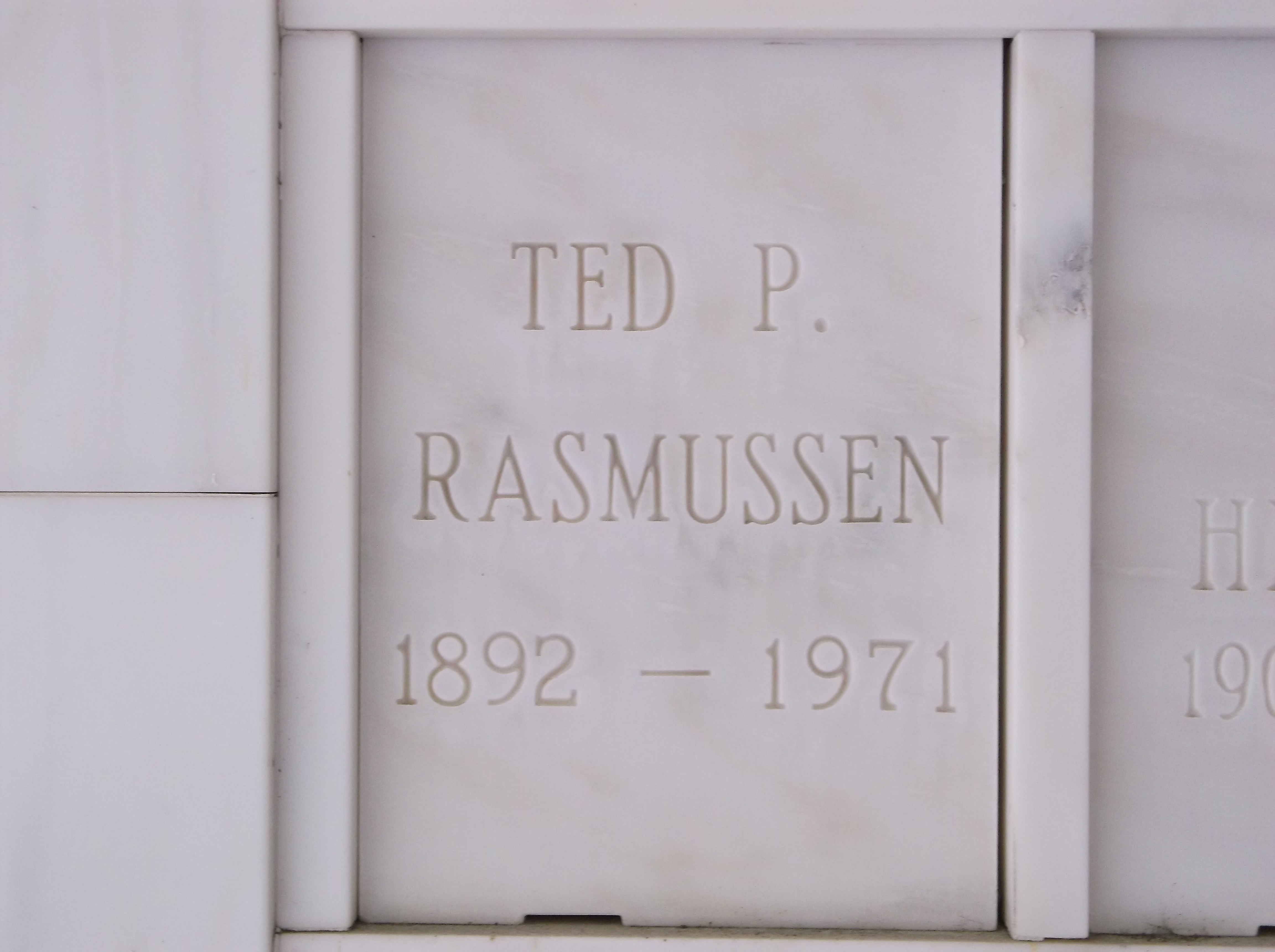 Ted P Rasmussen