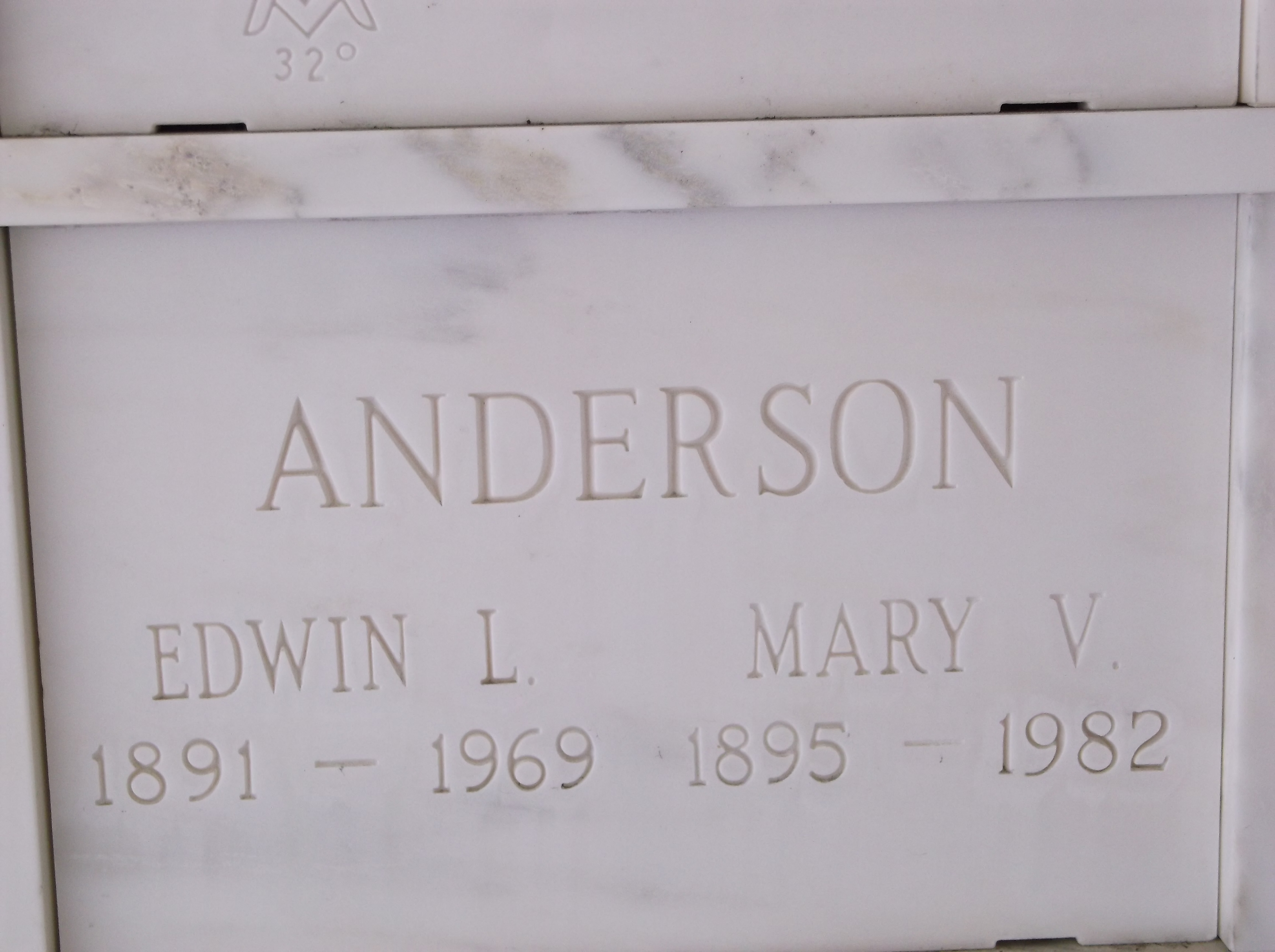 Mary V Anderson