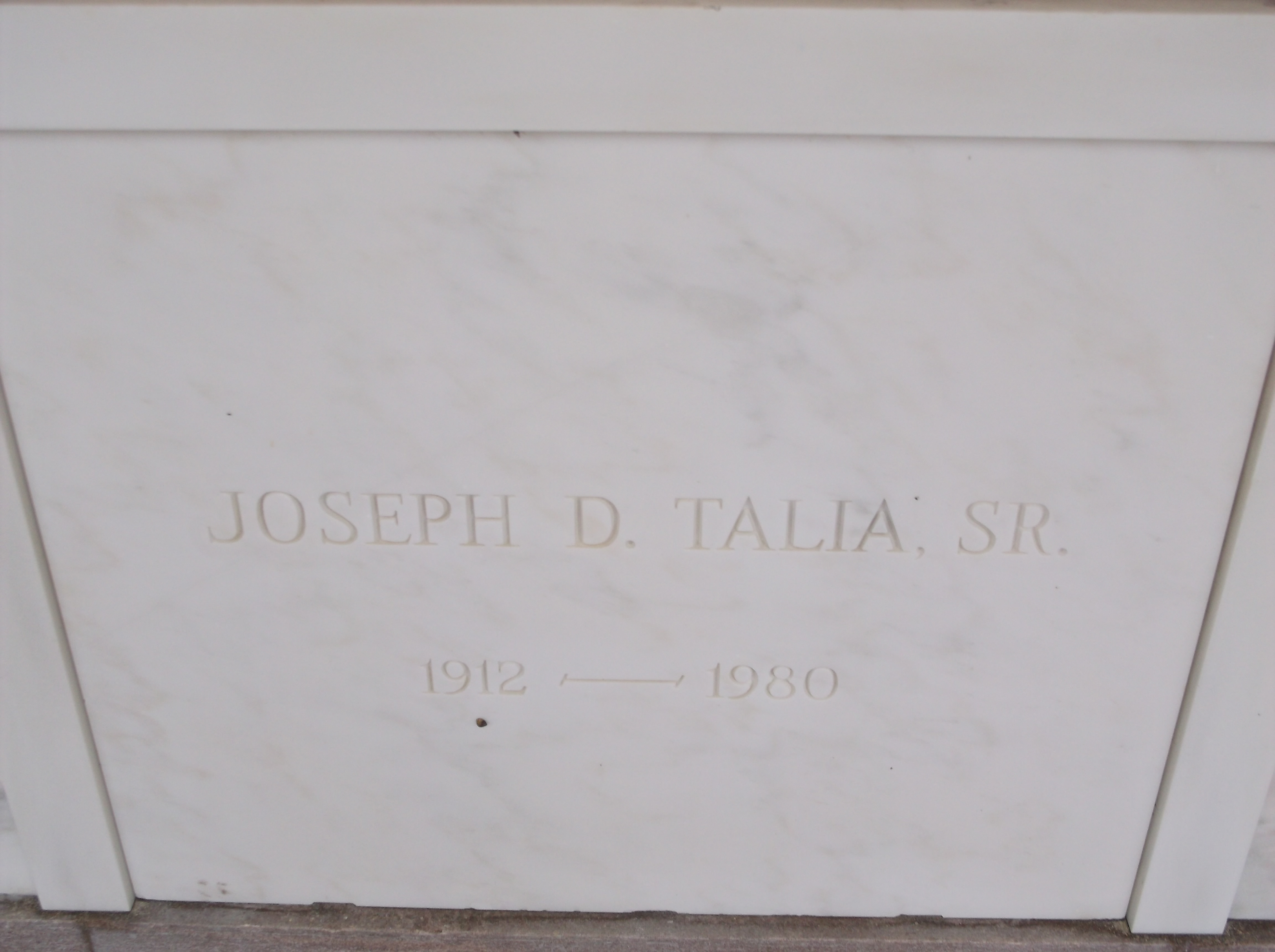 Joseph D Talia, Sr