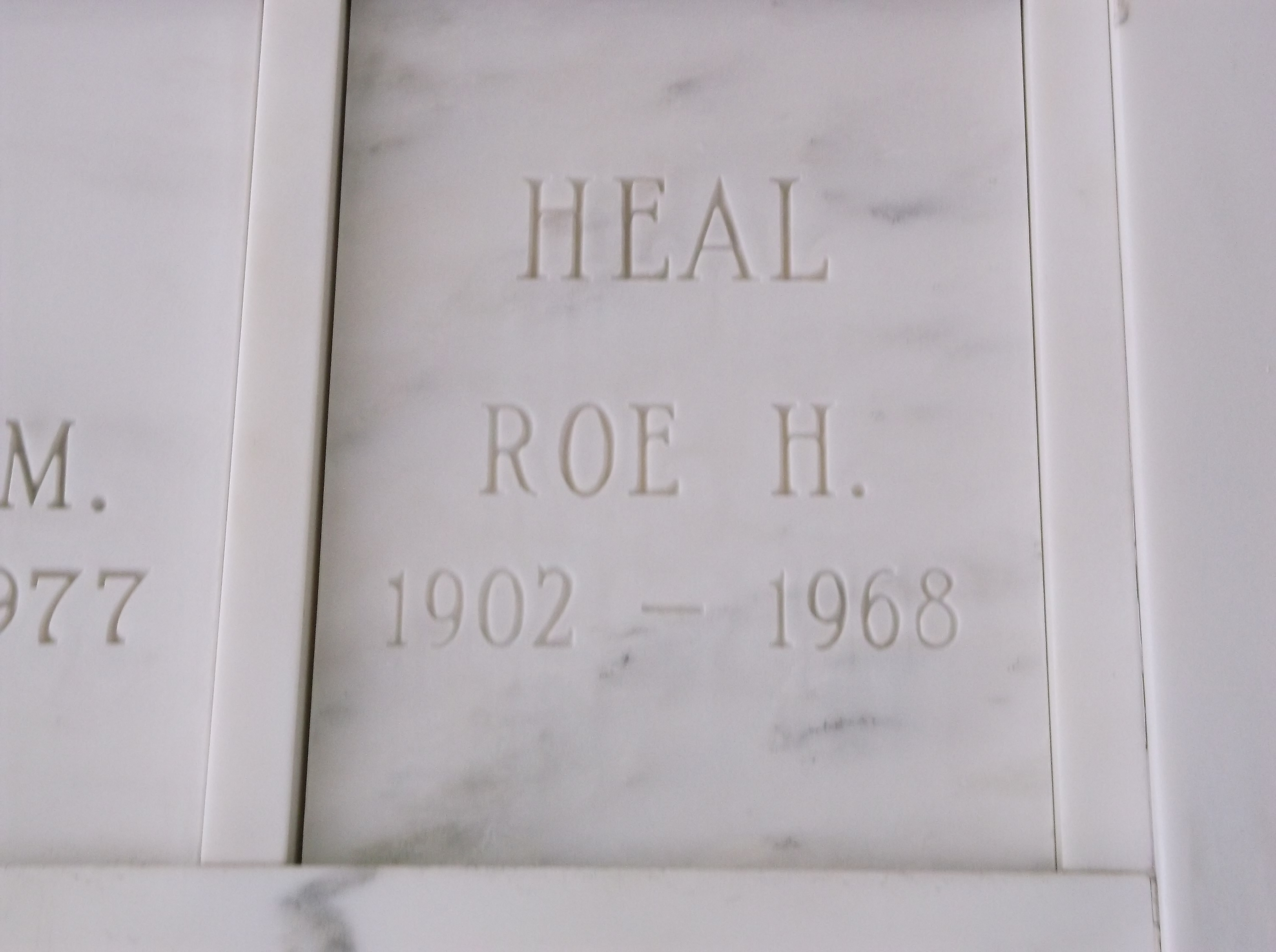 Roe H Heal