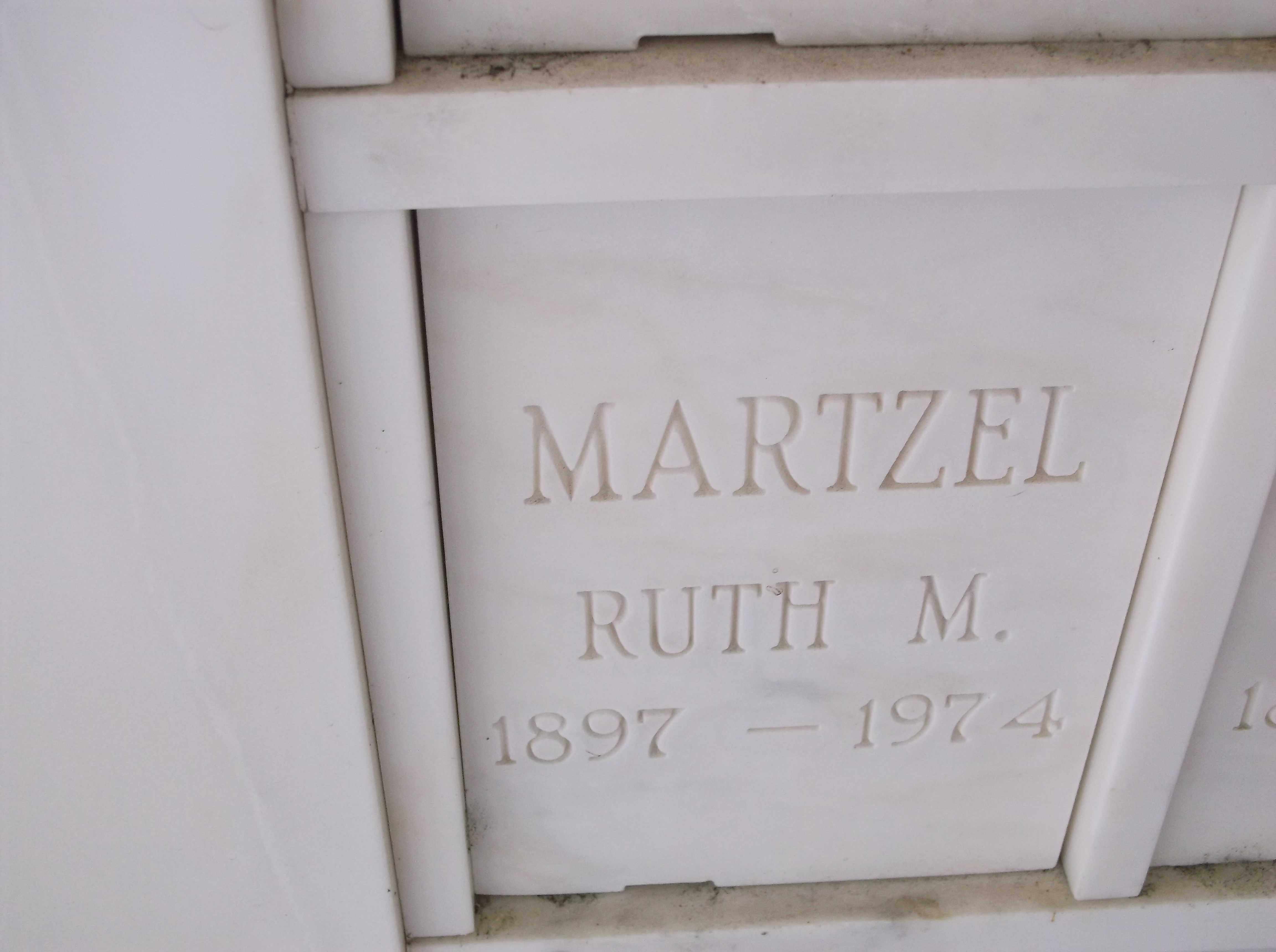 Ruth M Martzel
