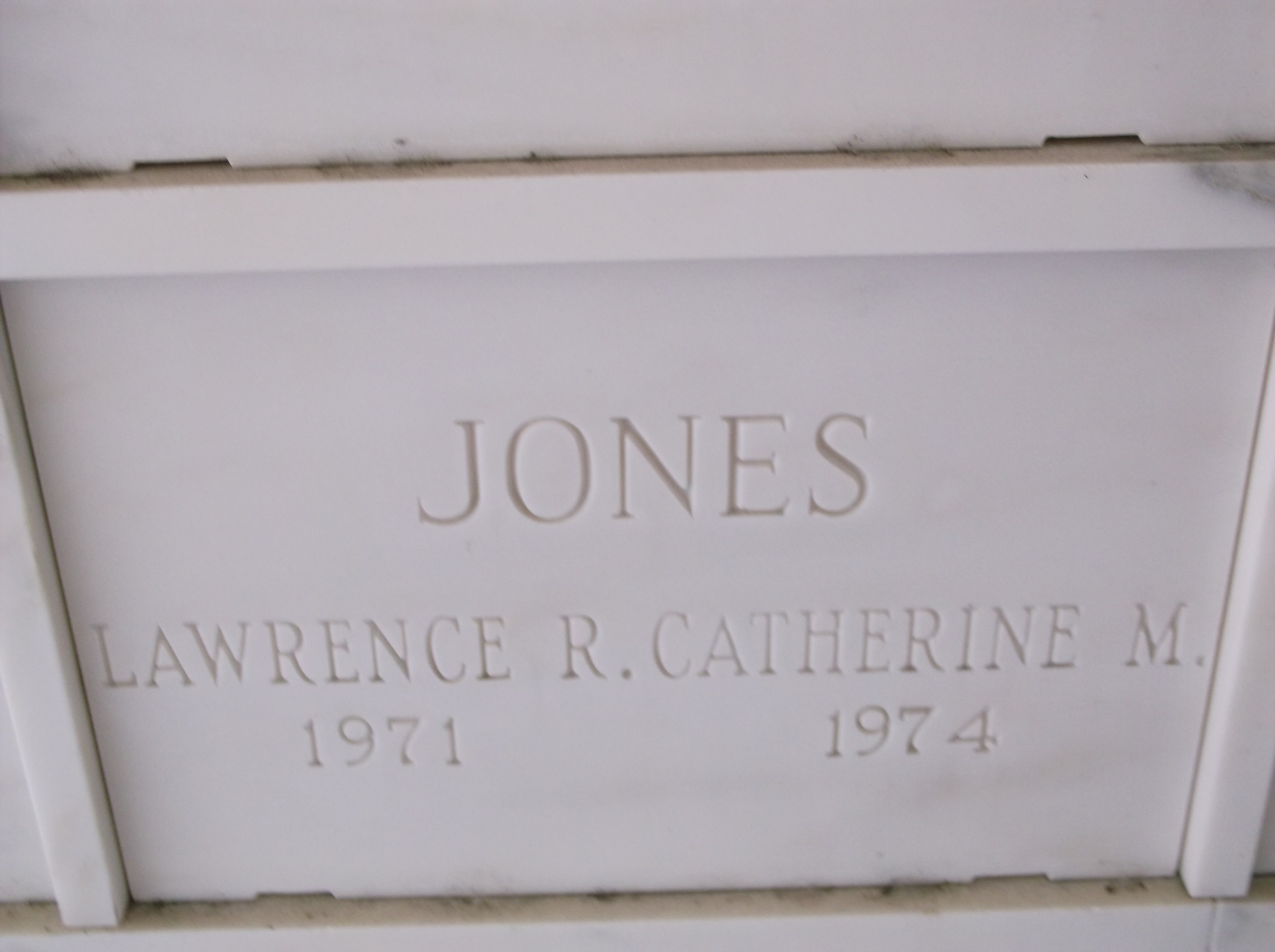 Catherine M Jones
