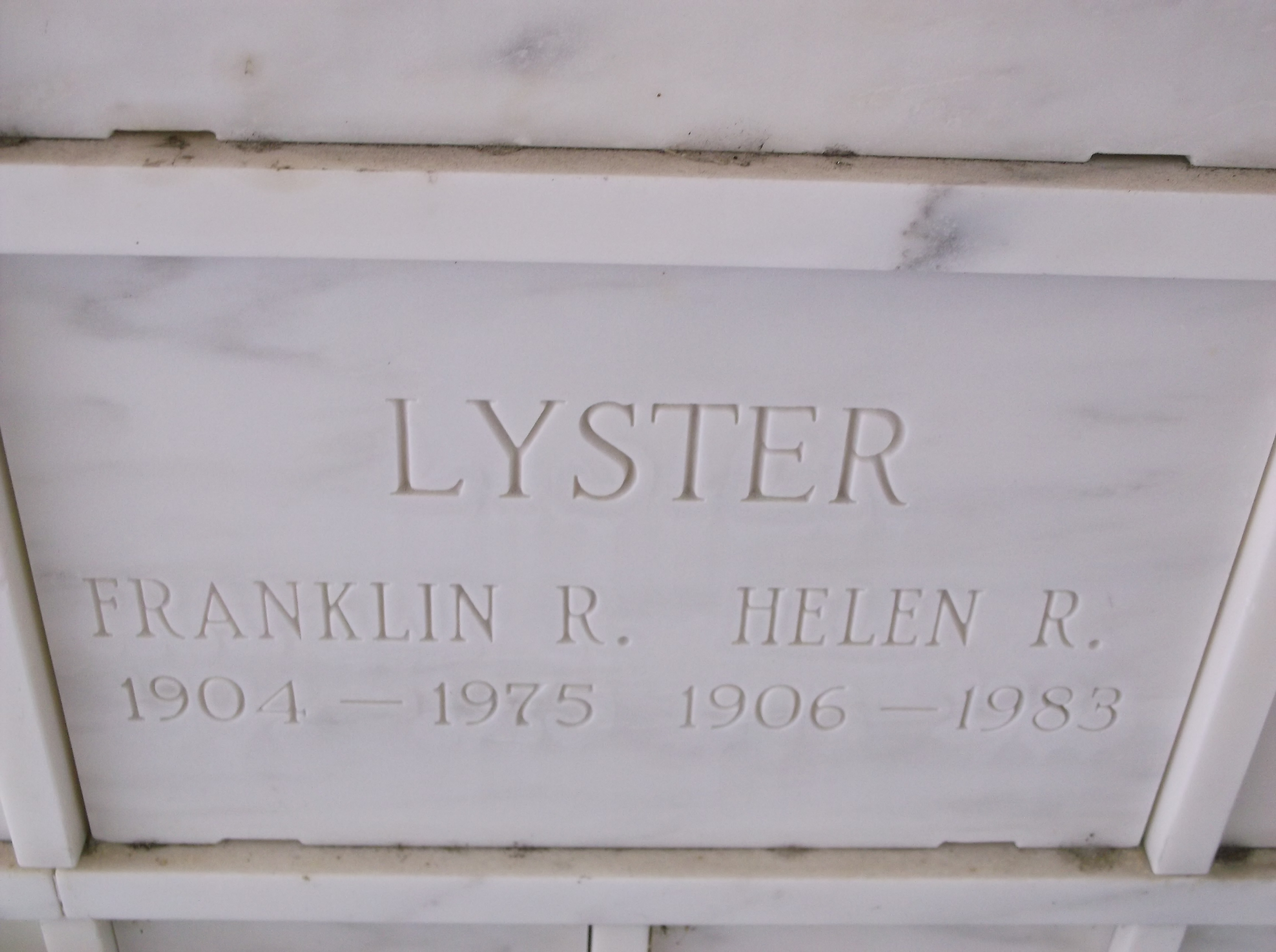 Franklin R Lyster