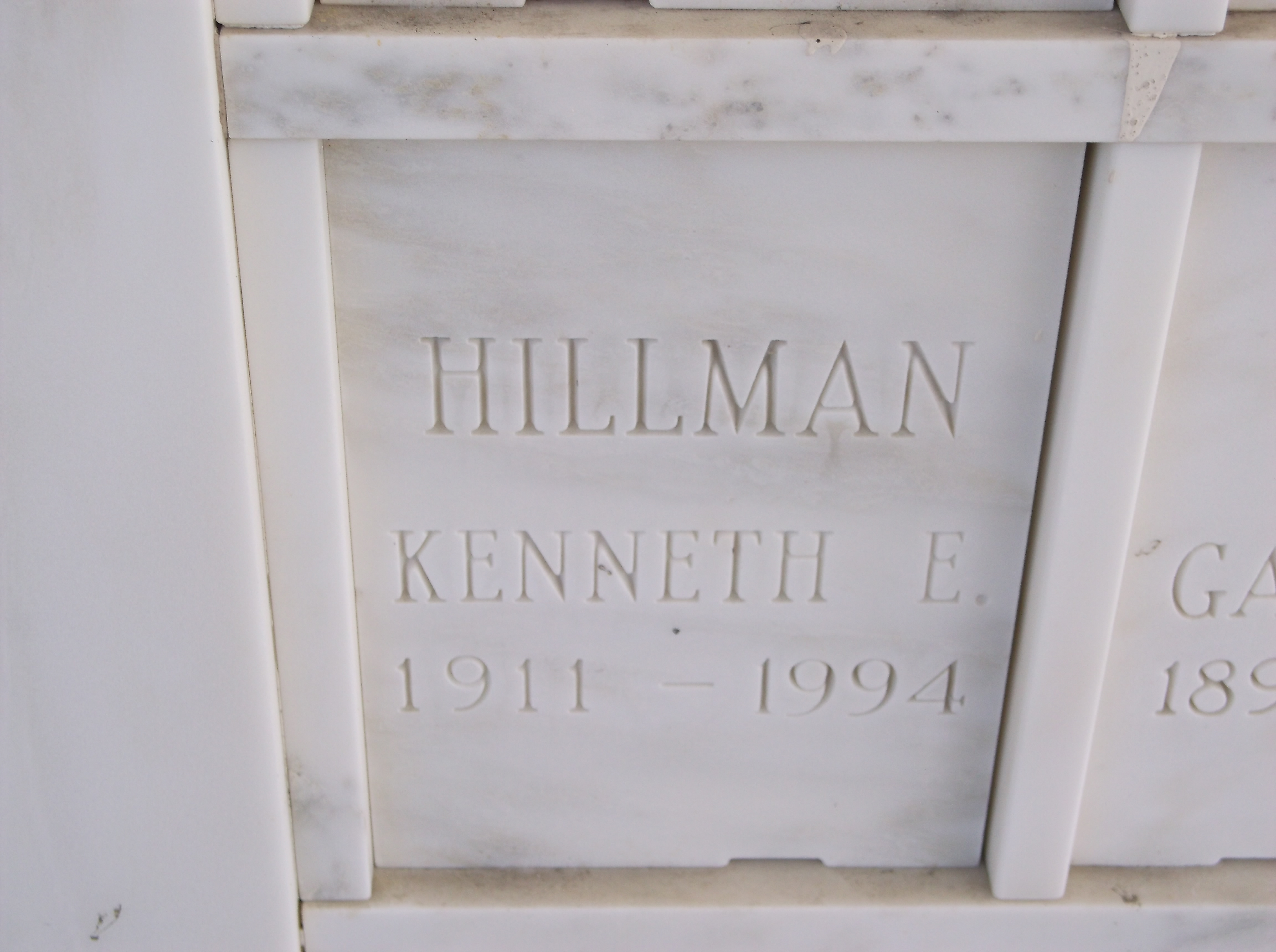 Kenneth E Hillman