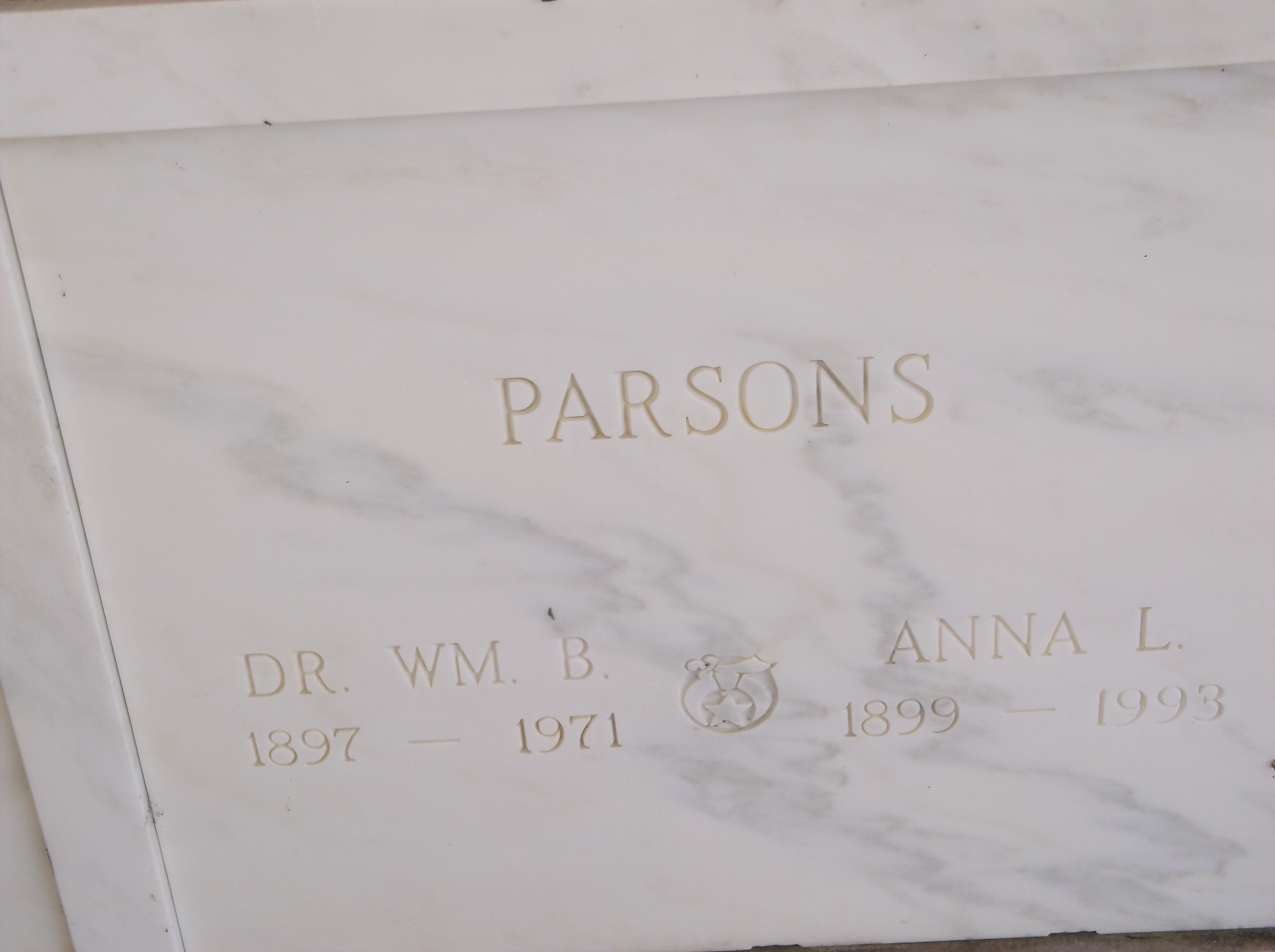 Dr William B Parsons