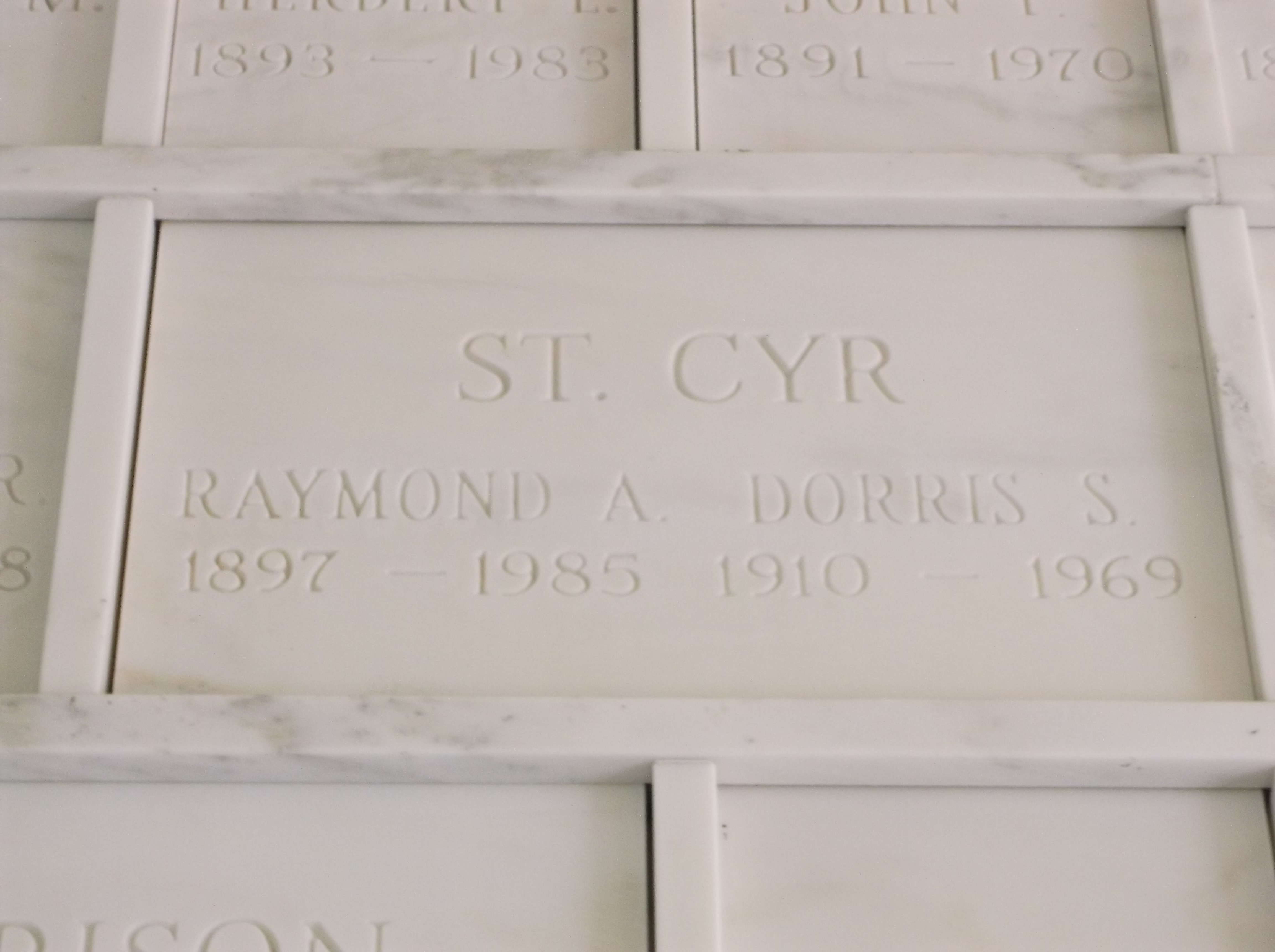 Raymond A St Cyr