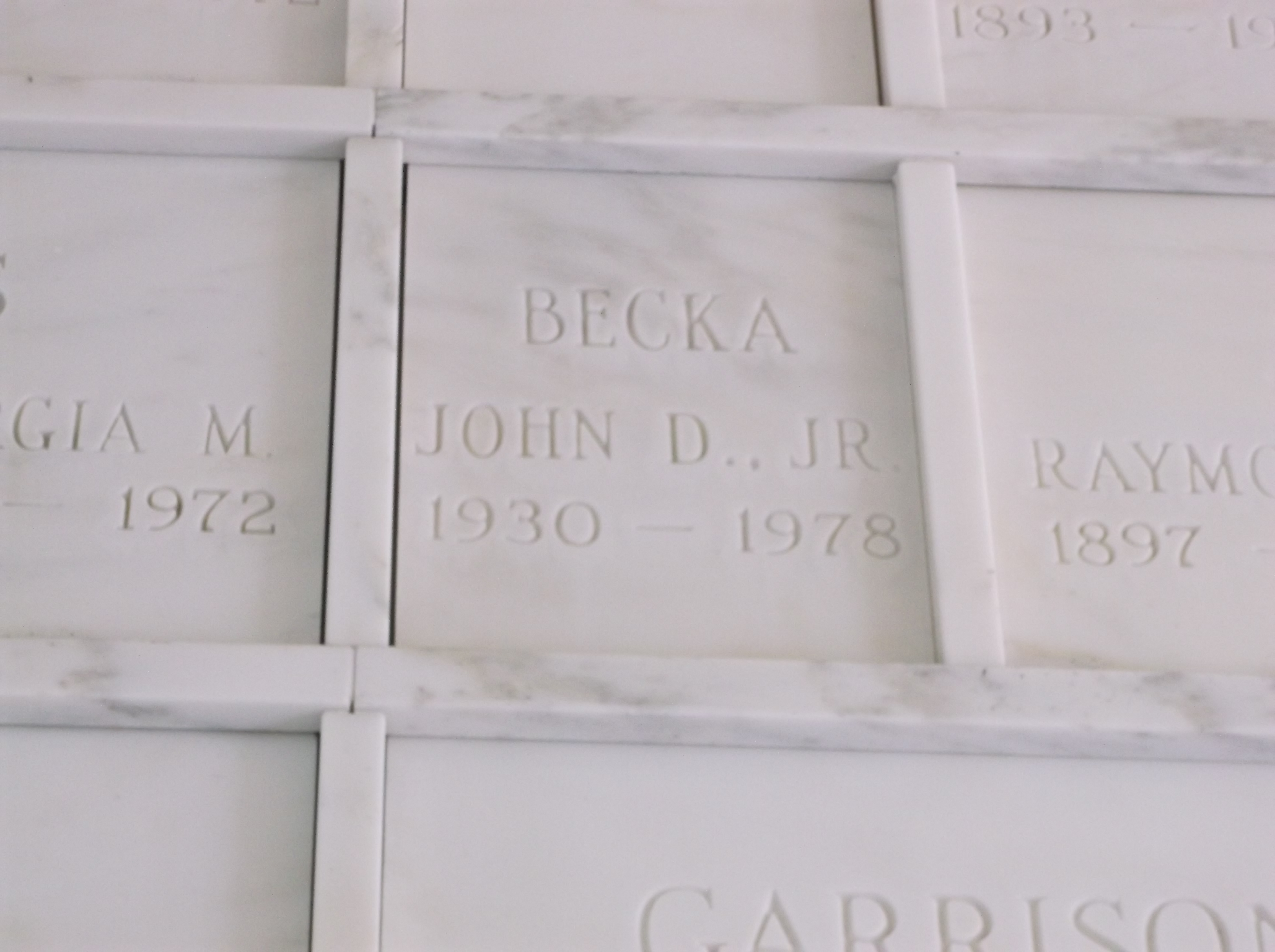 John D Becka, Jr