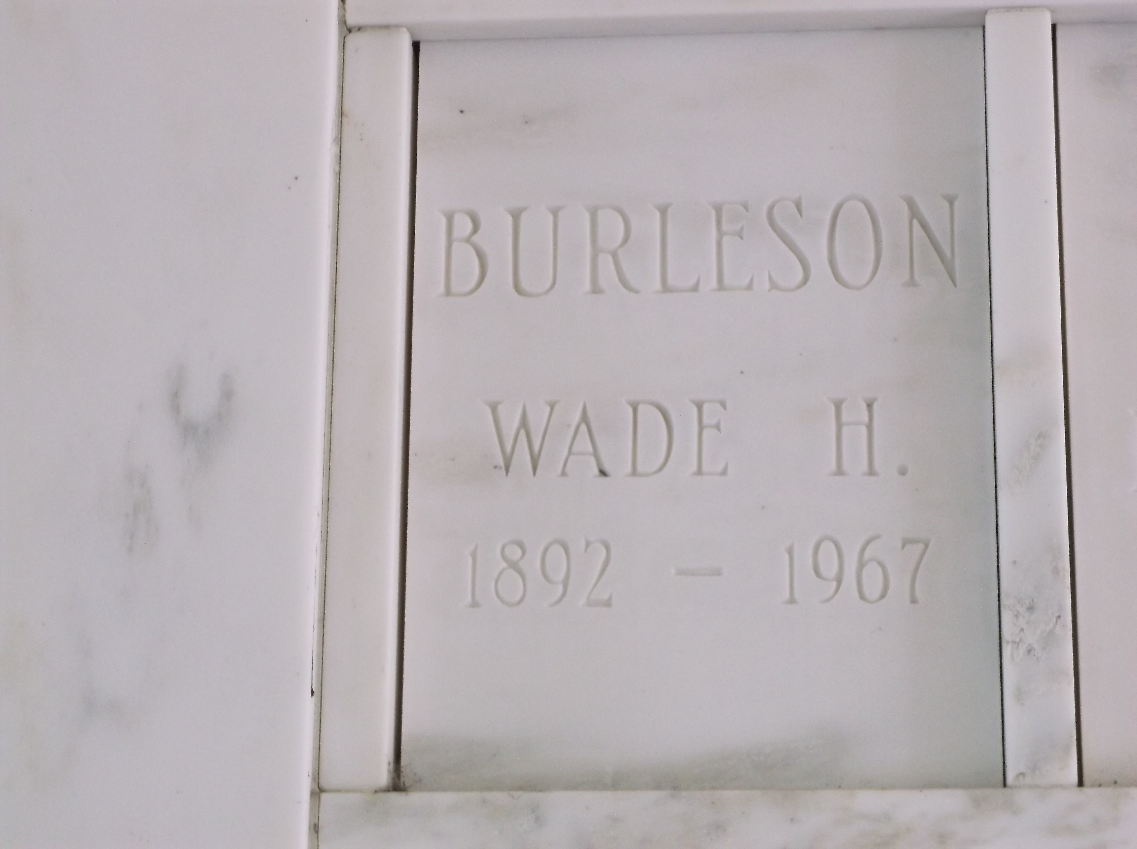 Wade H Burleson