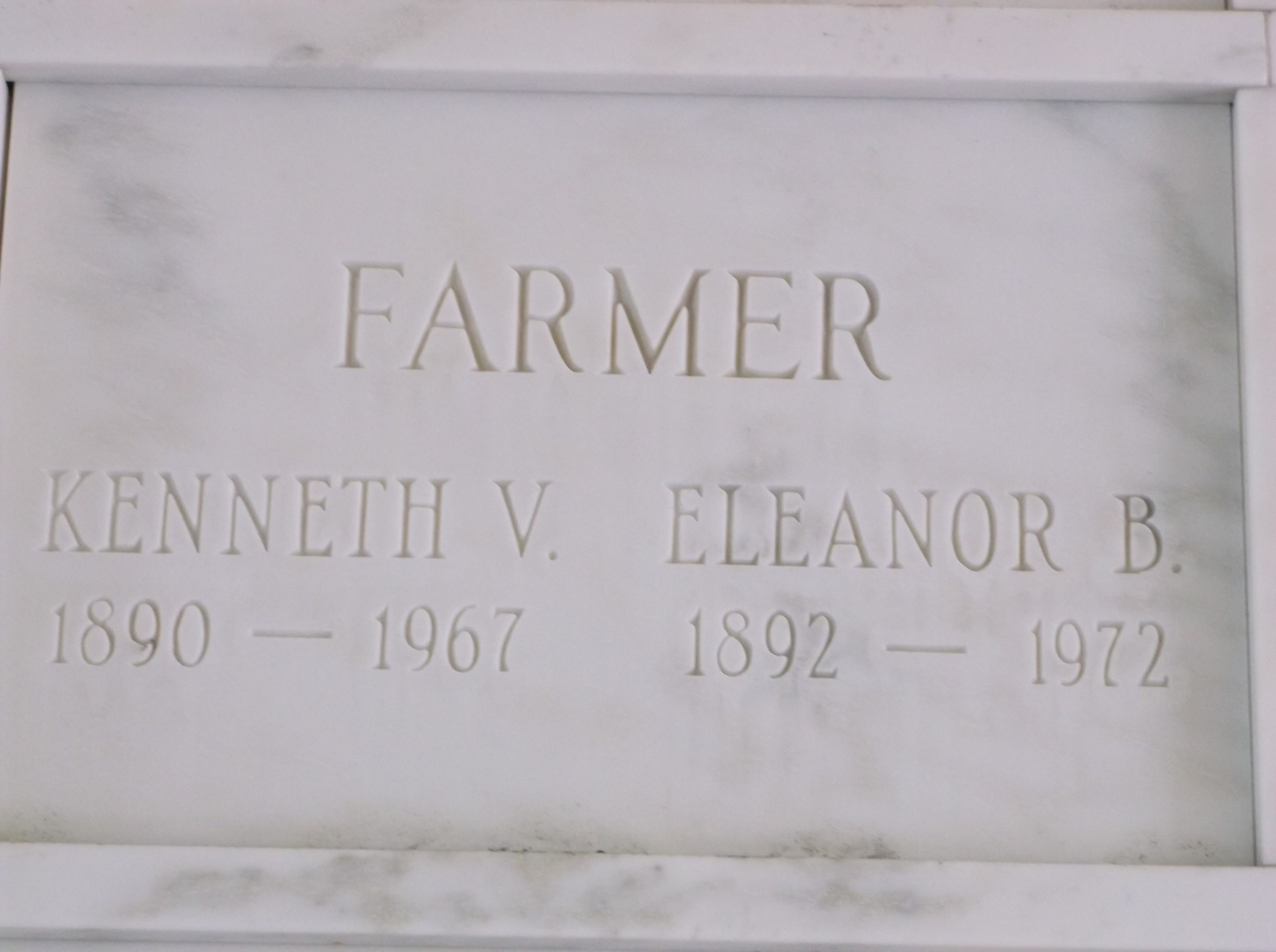 Kenneth V Farmer