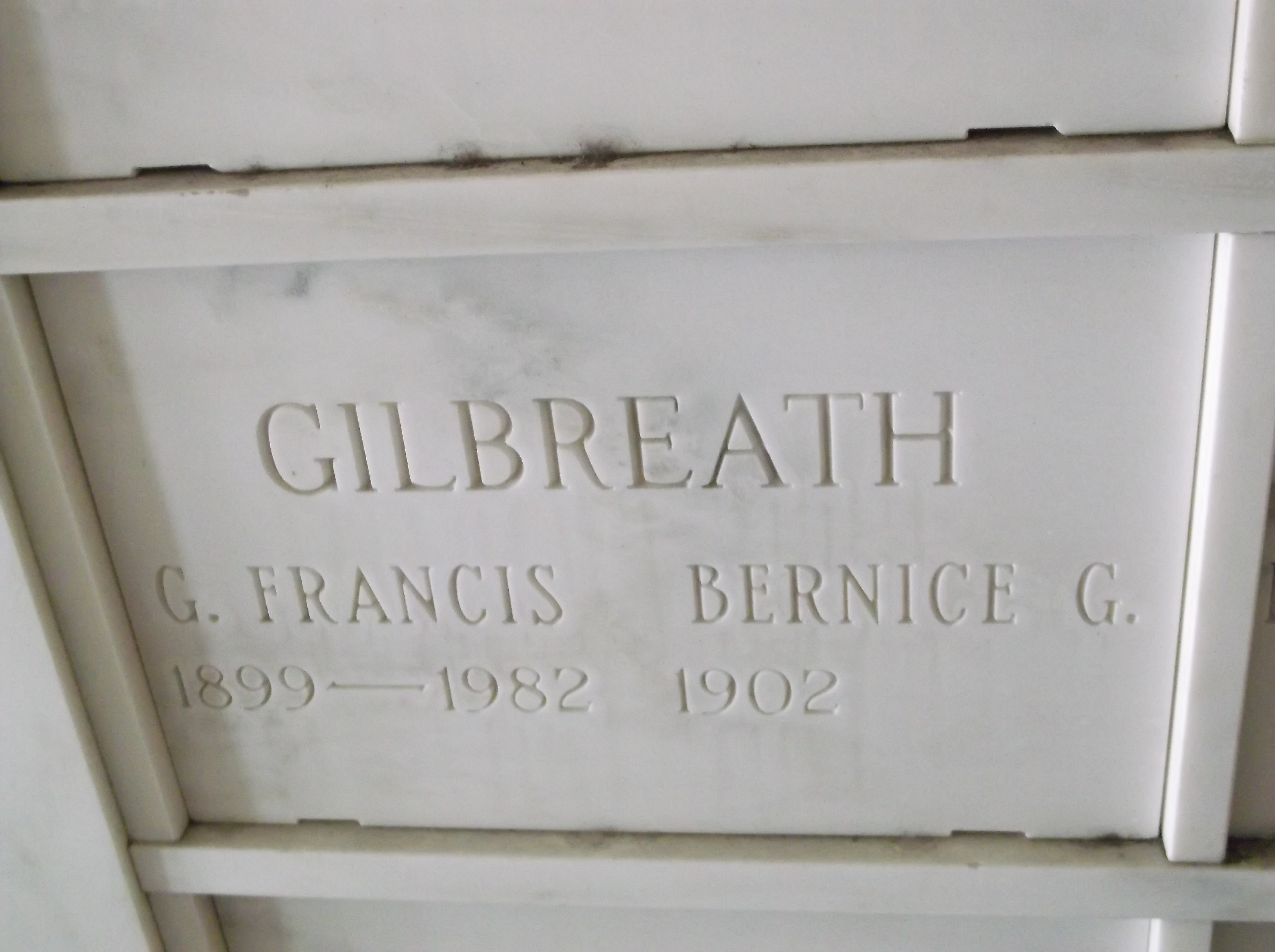 G Francis Gilbreath