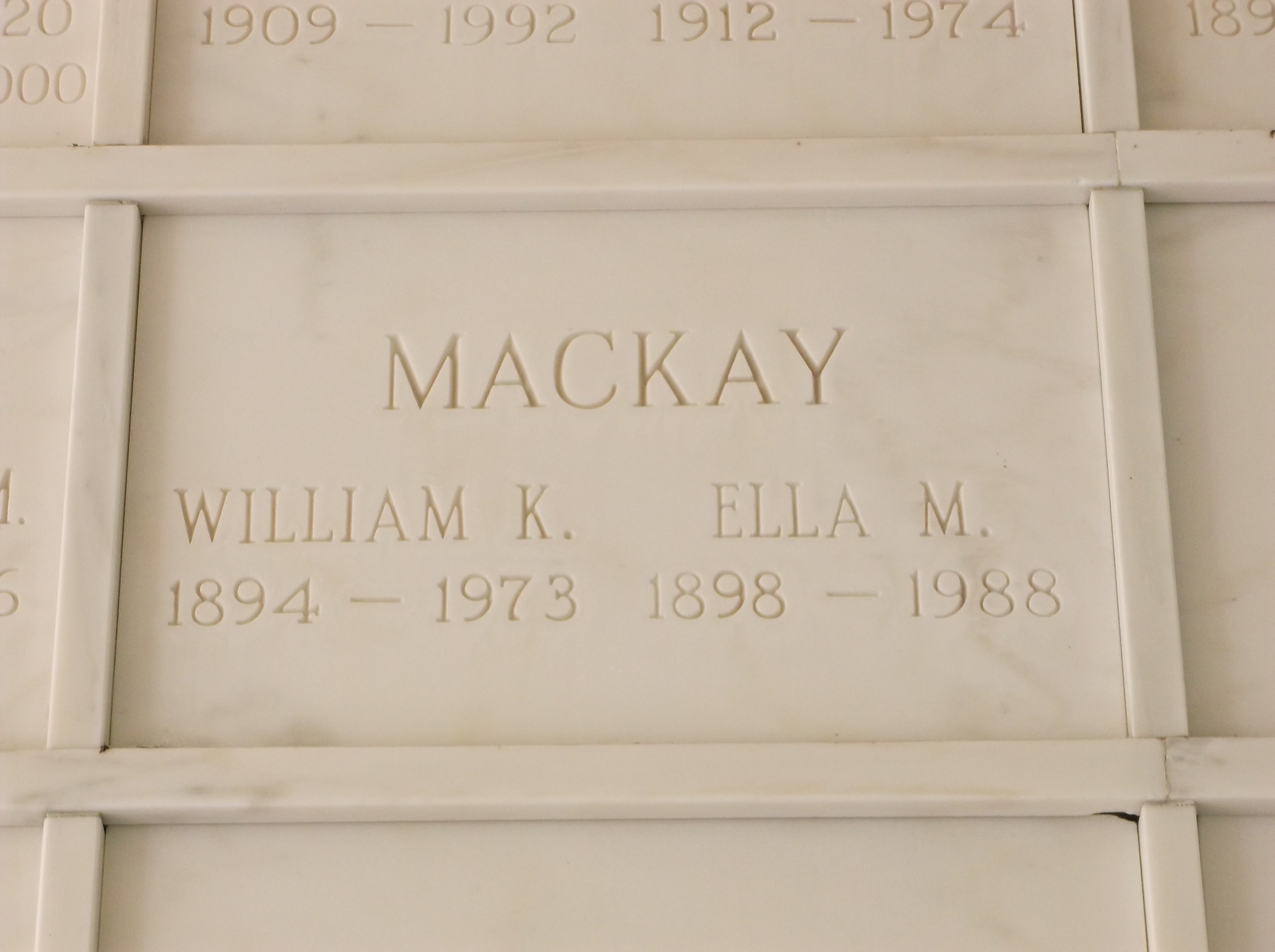 William K Mackay