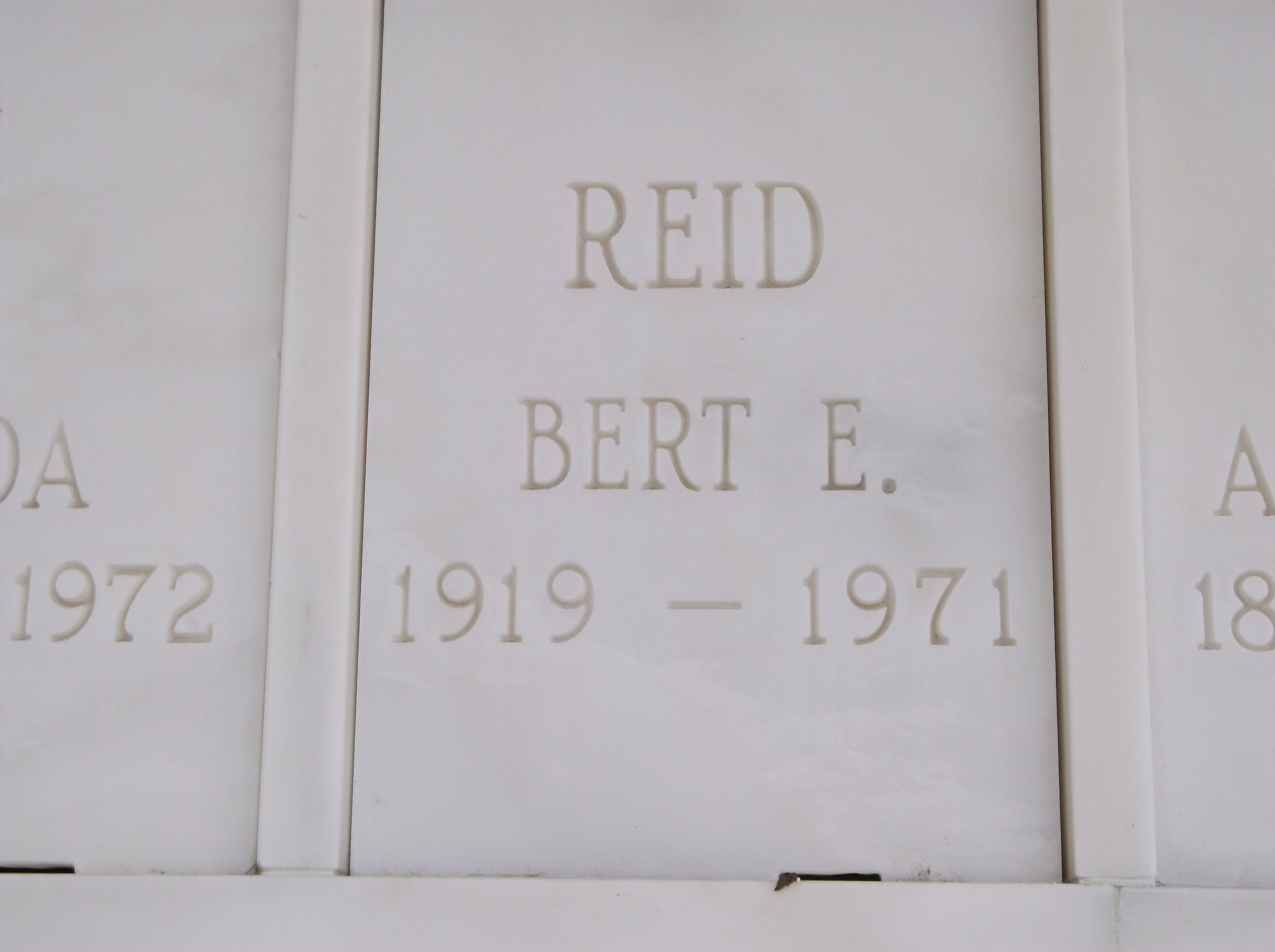 Bert E Reid