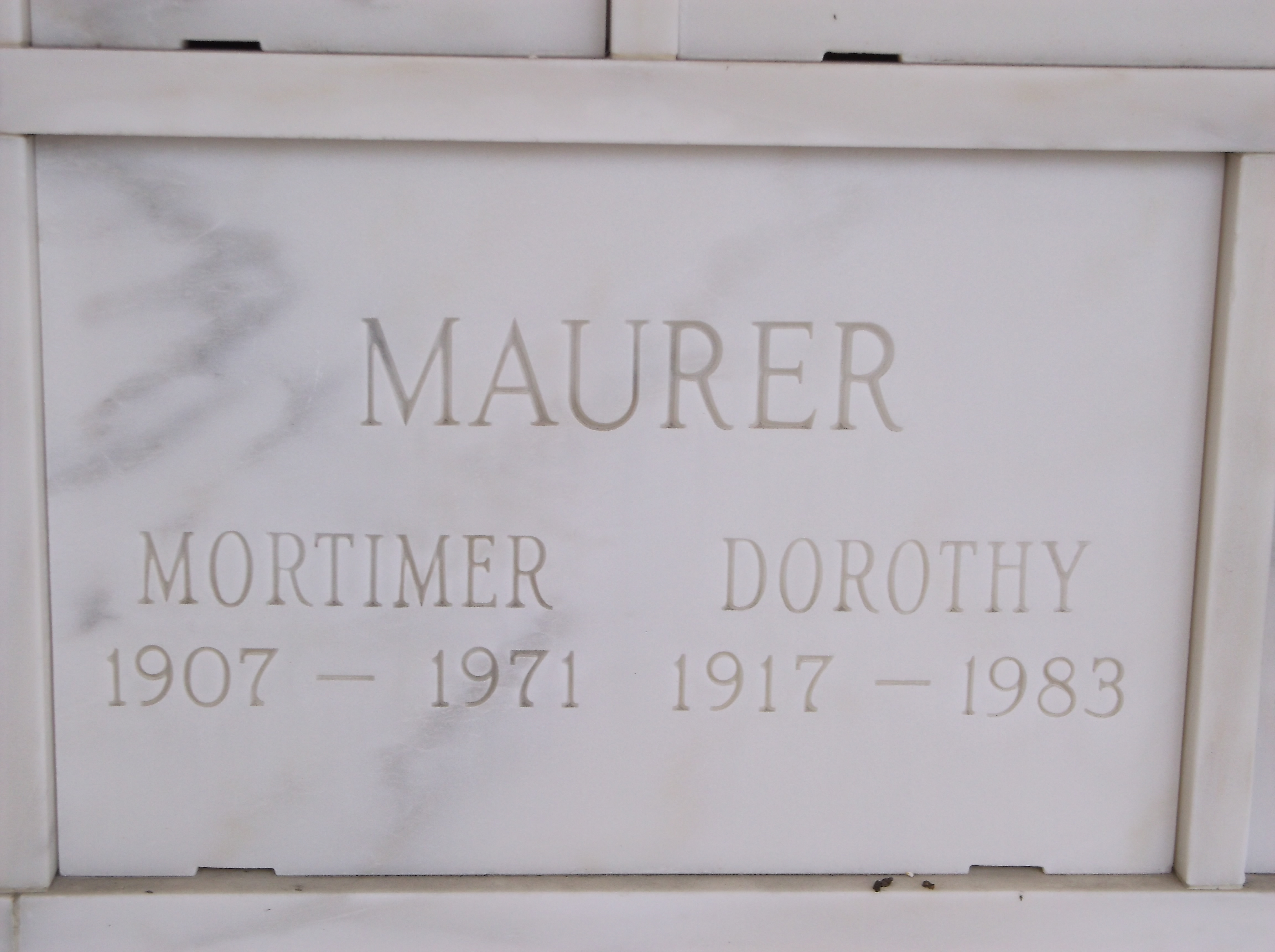 Dorothy Maurer