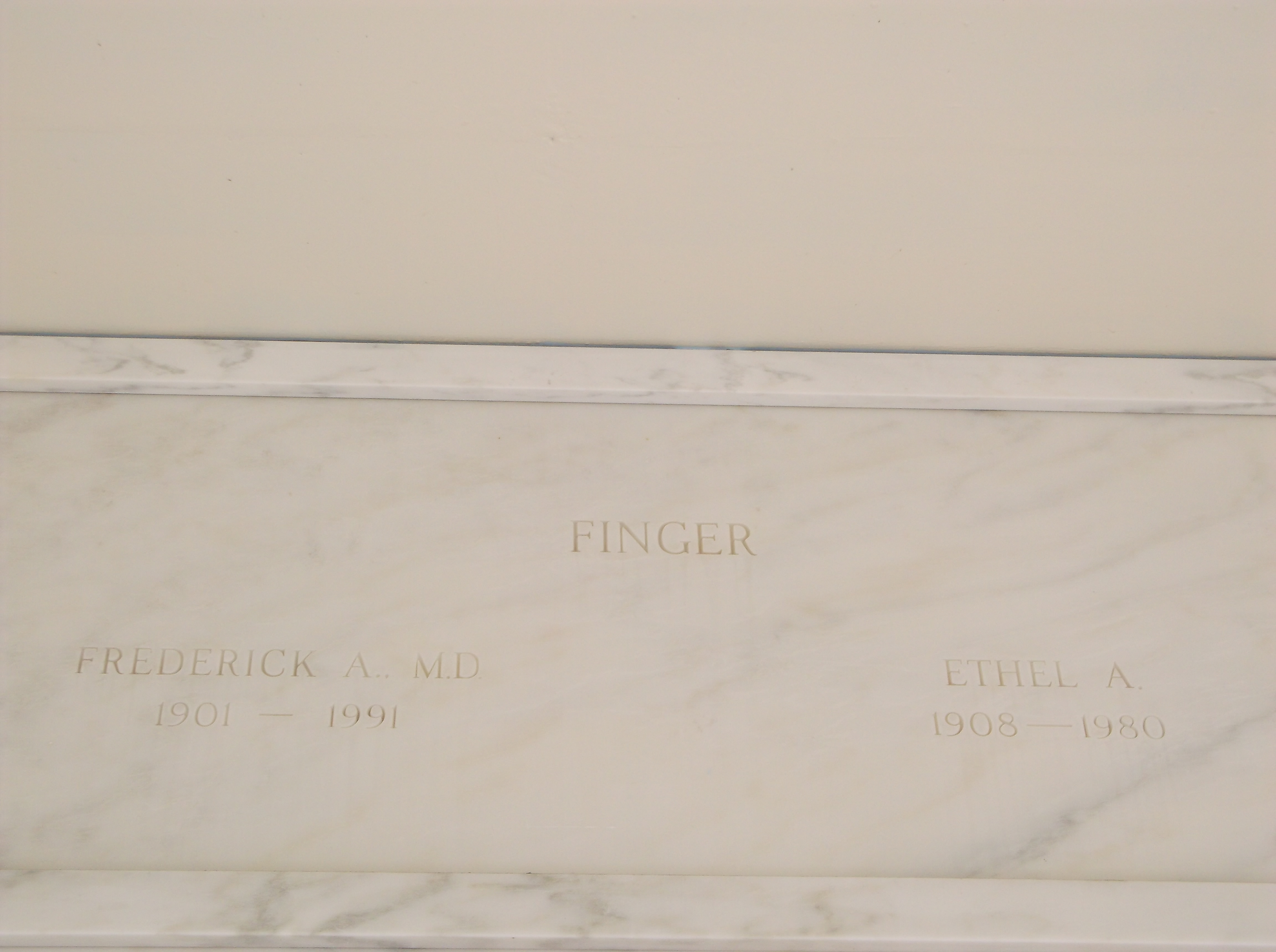 Frederick A Finger