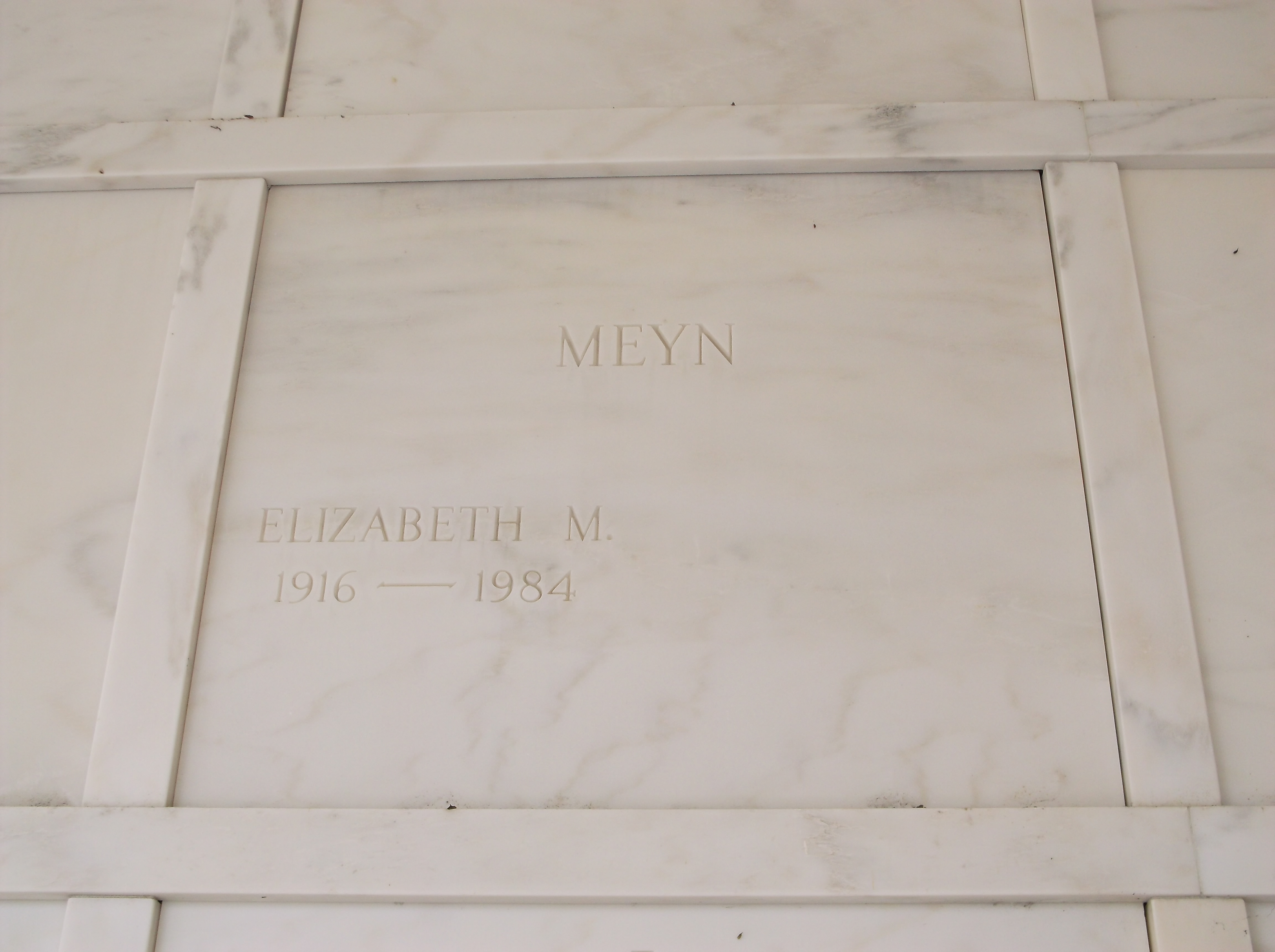 Elizabeth M Meyn