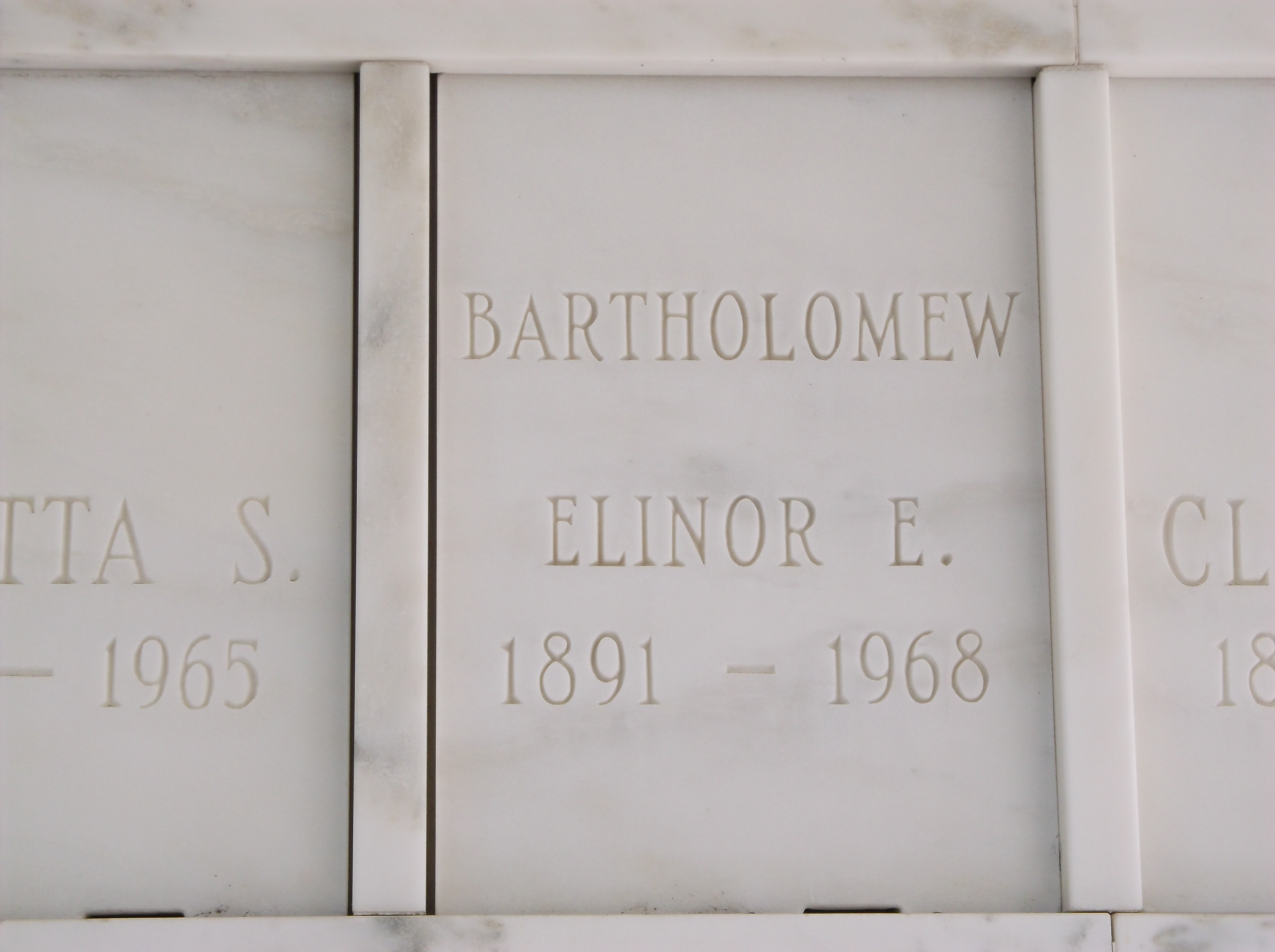 Elinor E Bartholomew