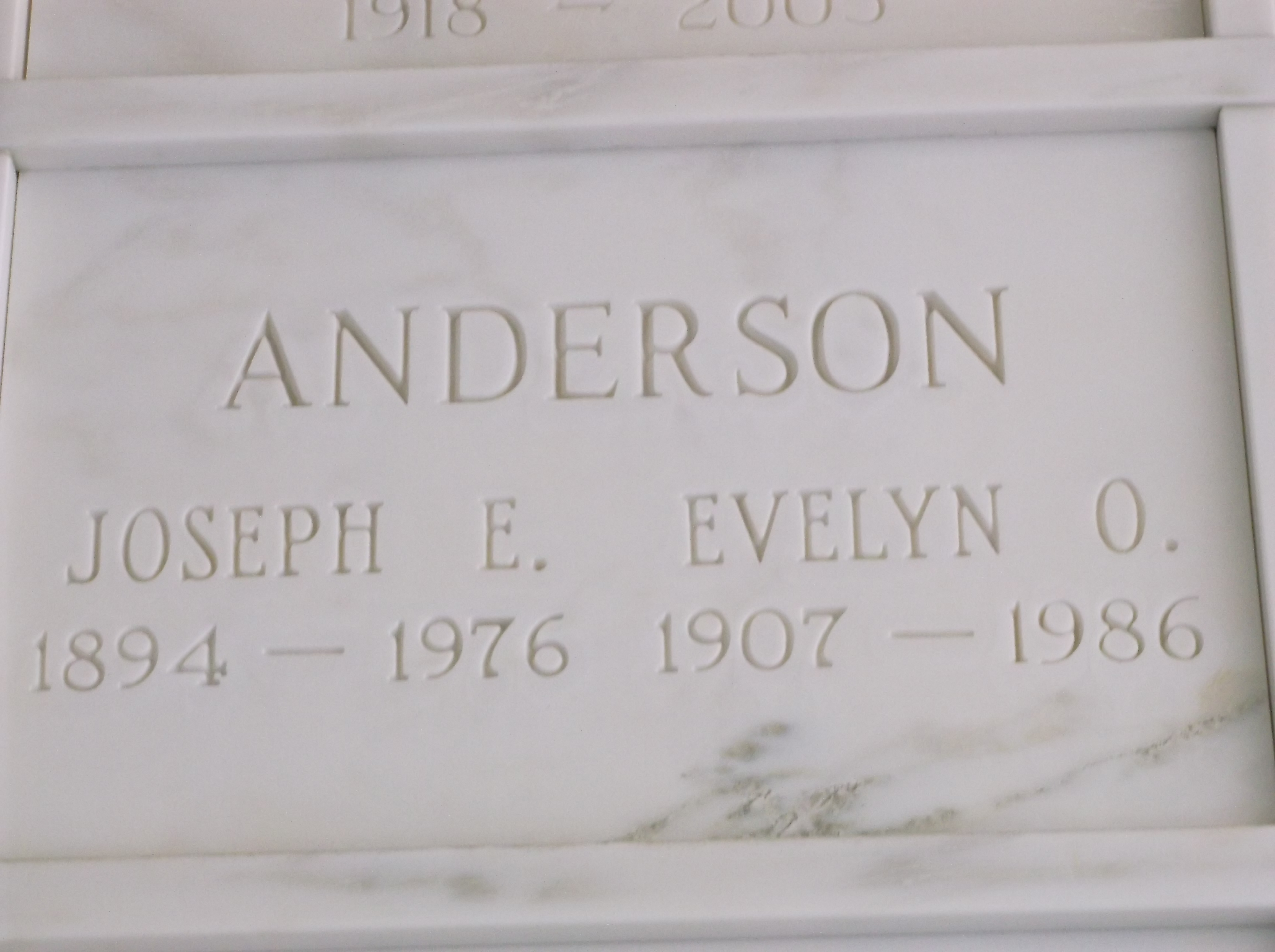 Evelyn O Anderson