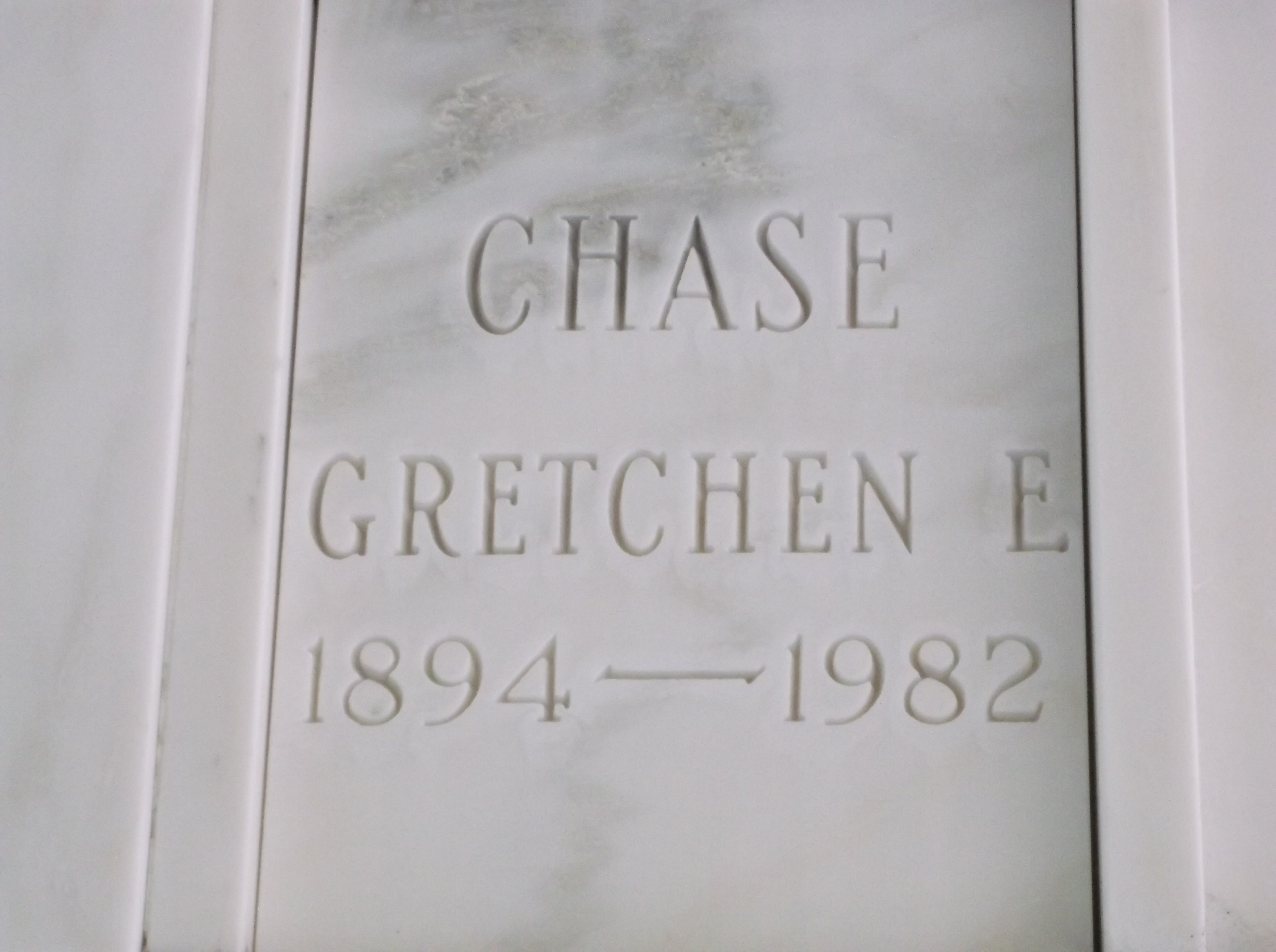 Gretchen E Chase