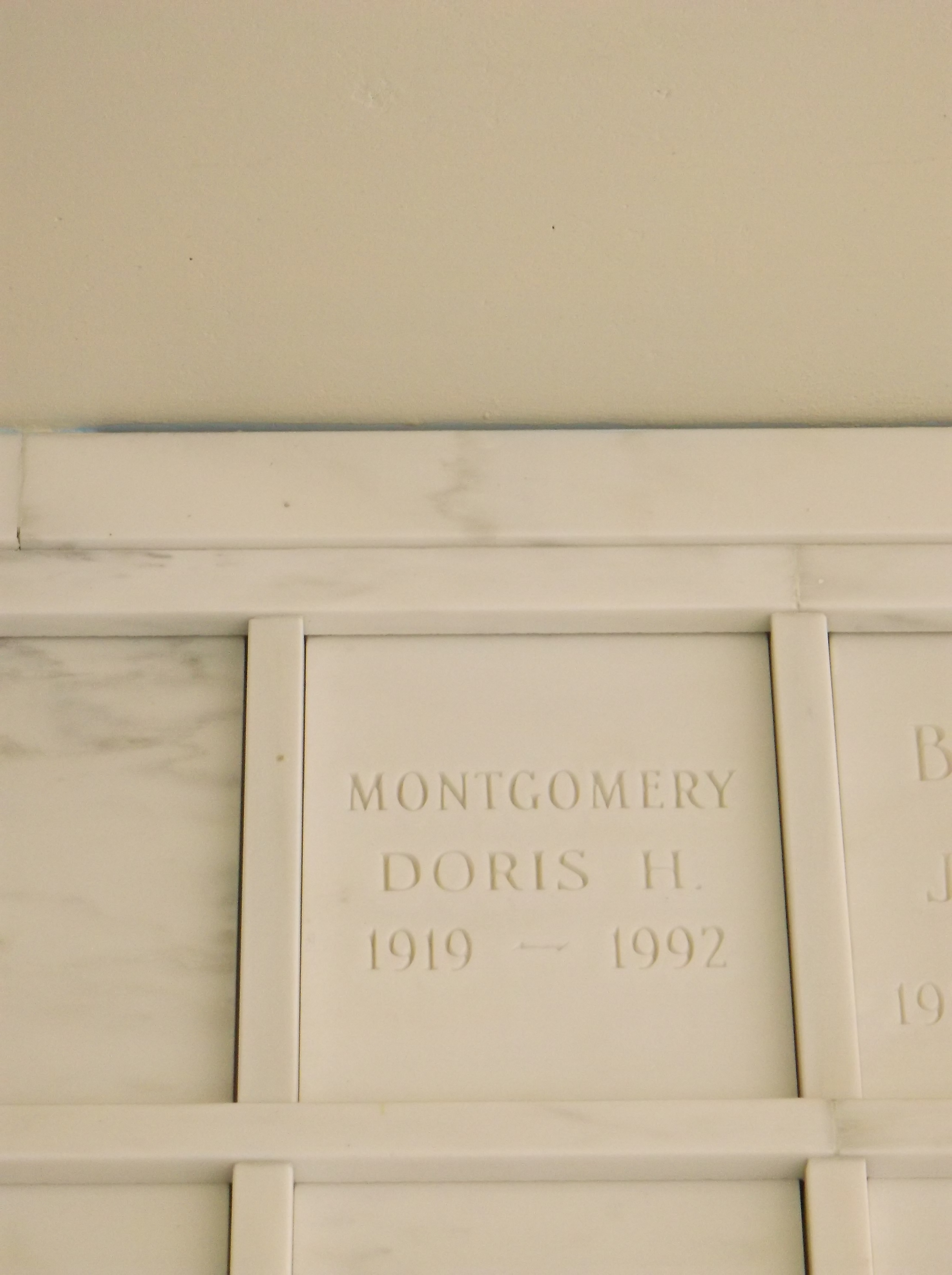 Doris H Montgomery