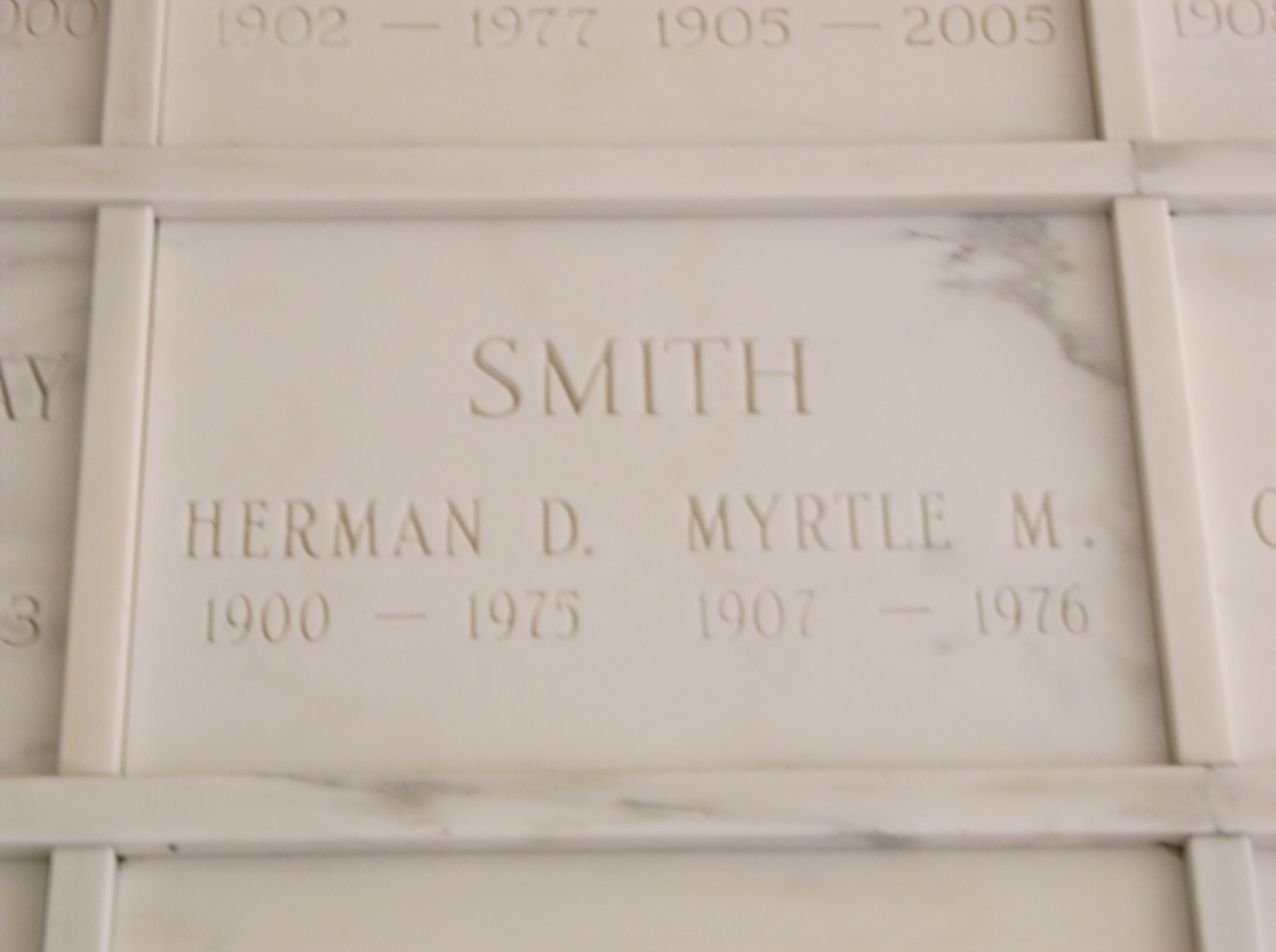 Myrtle M Smith